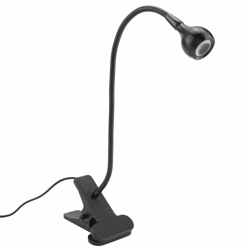 Clip on Light Lampki do Czytania, LED Biurkowa USB materiał Aluminiowy Ochrona Oczu Book Clamp Light 360 ° Elastyczna Zaciskowa na Gęsiej Szyi na Biurko (Ciepłe światło)