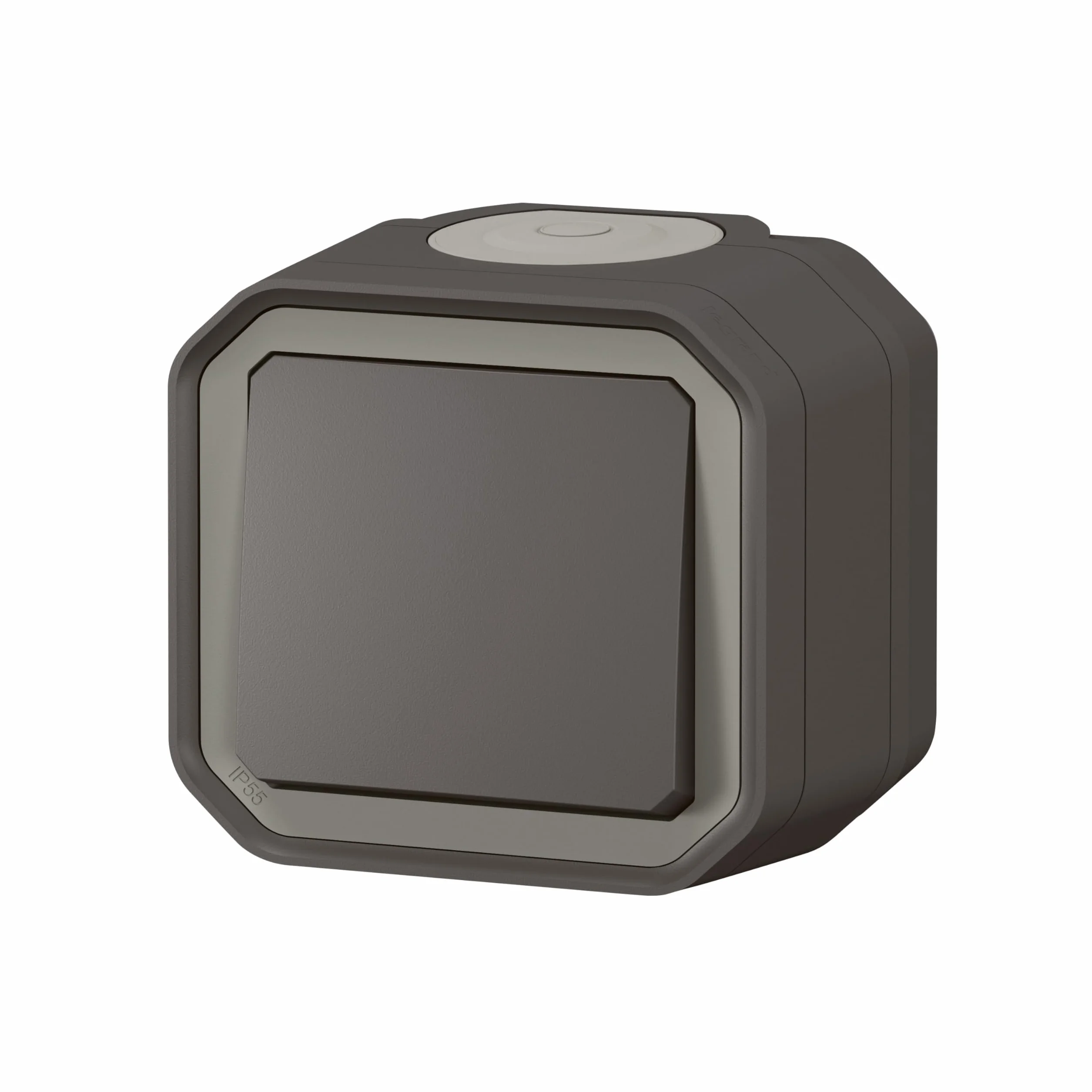 LEGRAND przełącznik wodoodporny Plexo 10AX 250V~ IP55 IK08 - antracytowy