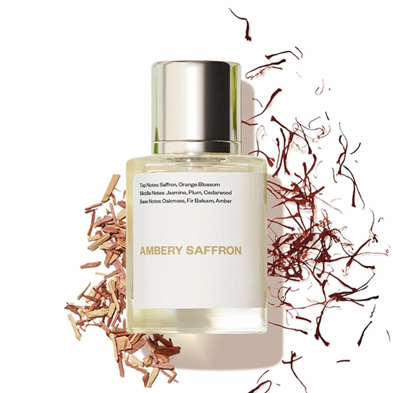 Bursztynowy szafran Par-fum, 50 ml, bursztynowe perfumy szafranowe, d?ugo utrzymuj?cy si? zapach w sprayu, uniseks, do w?osów i cia?a, dla kobiet i m??czyzn, perfumy zapachowe