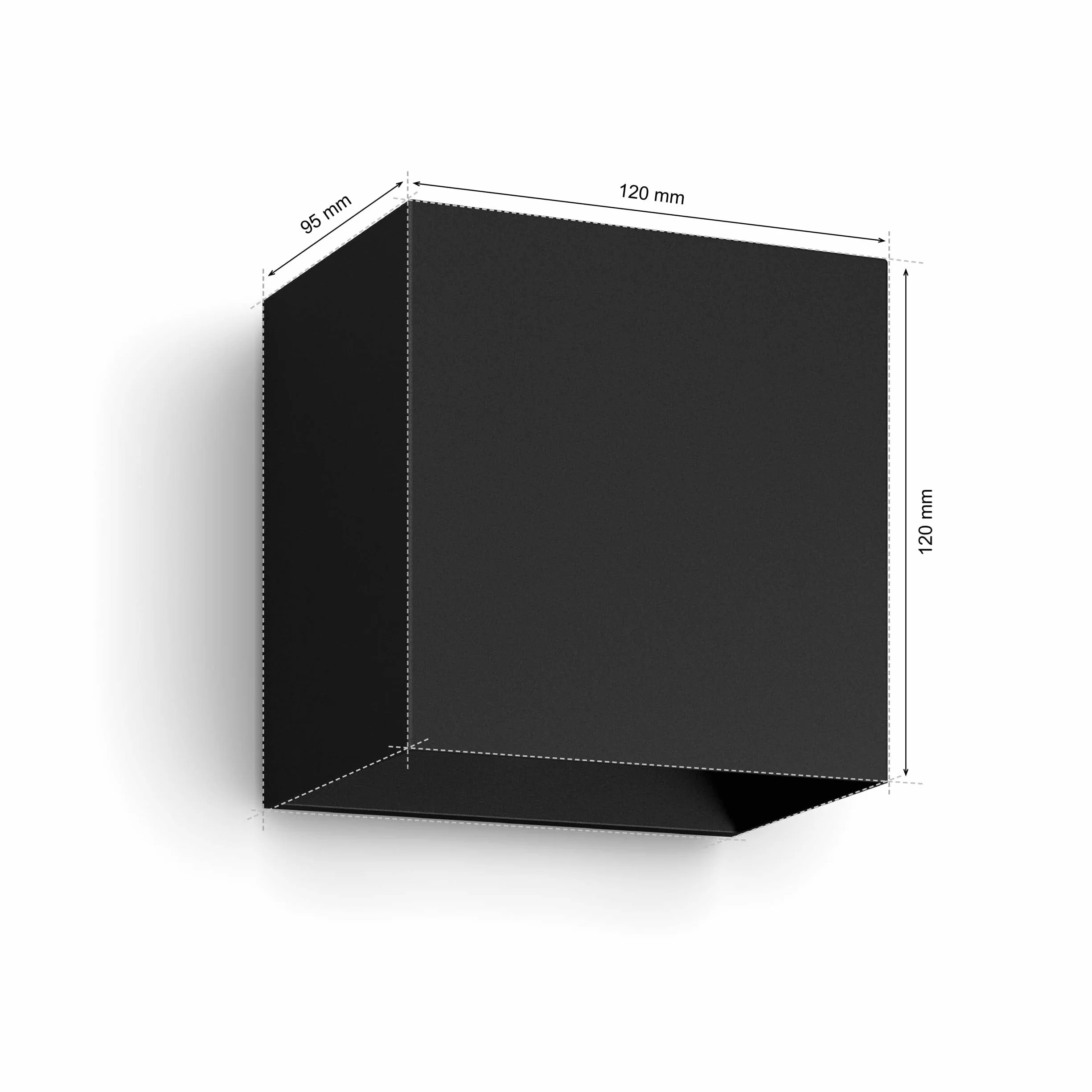 Philips Hue Resonate White and Color Ambiance Zewnętrzna Lampa Ścienna LED, Czarna, 16 mln Kolorów, Możliwość Przyciemniania, Sterowanie Aplikacją