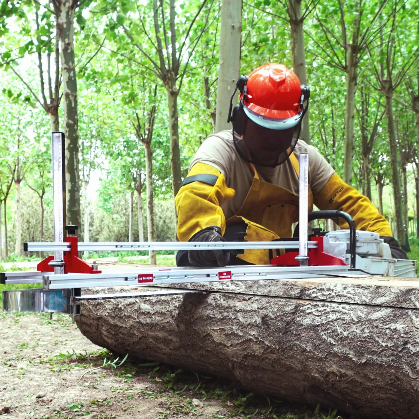 Zozen Chainsaw Mill 14 – 36 łańcuchowe warzywa do piły łańcuchowej, elastyczny system prowadnic tnących dla budowniczych i stolarzy