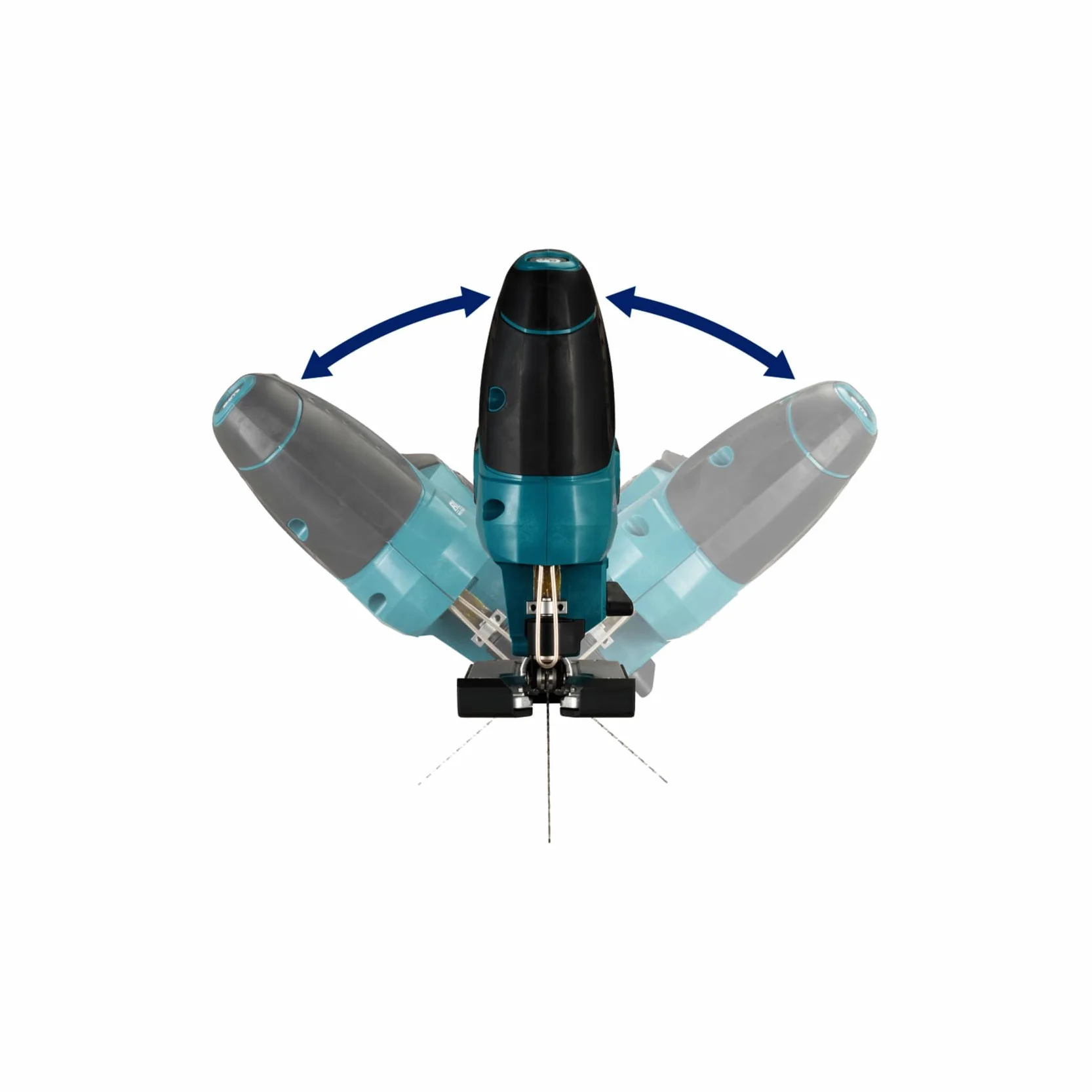 Makita Djv184Z Piła, Niebieski/Czarny, 18 V