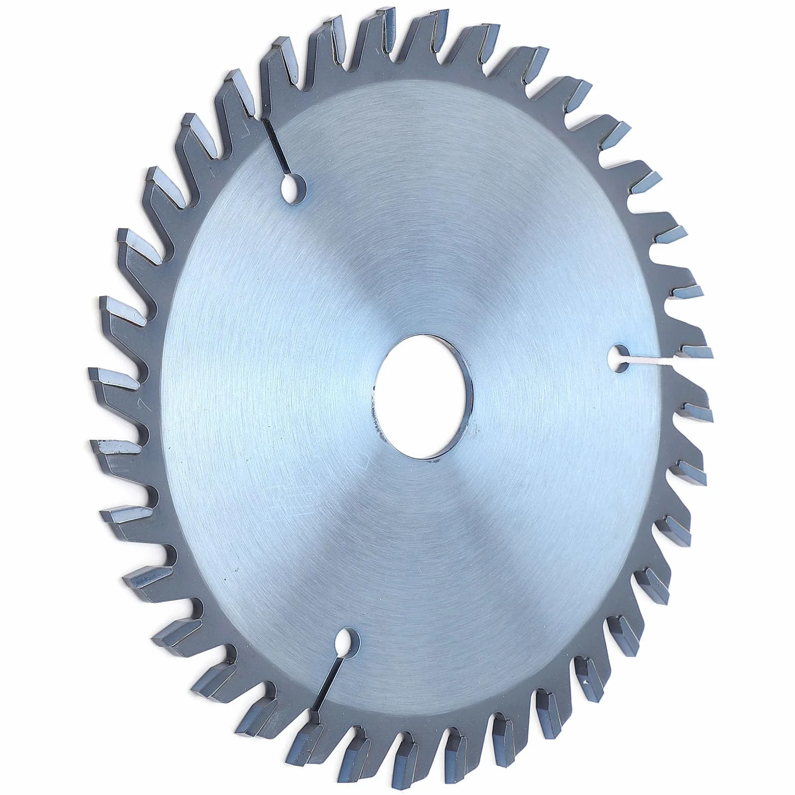 Brzeszczot z twardego stopu do obróbki drewna – 36 zębów, średnica 160 mm, trzpień 25,4 mm – niebieska powłoka zapobiegająca rdzy – tarcza tnąca do płyt z litego drewna