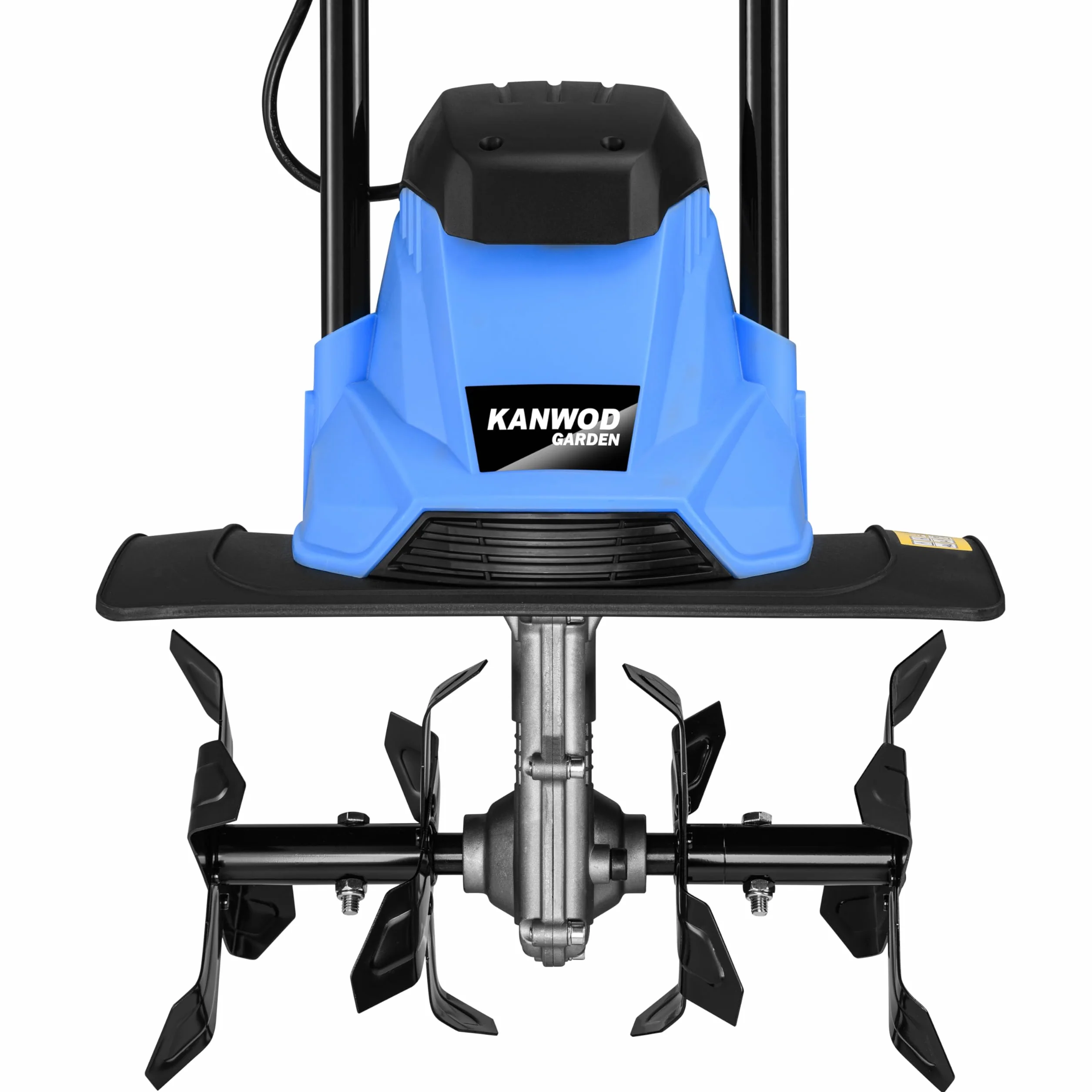 KANWOD Elektryczny motobinarka 1500 W 36 cm 22 cm składany uchwyt ostrza 4 ramiona czarny niebieski