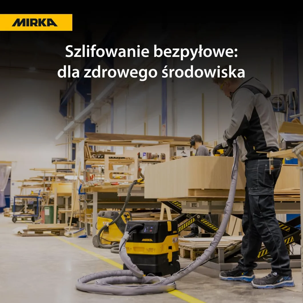 MIRKA DEXOS 1217 AFC - odkurzacz przemysłowy klasy M z automatycznym systemem czyszczenia i wężem 4 m - do szlifierek i warsztatów