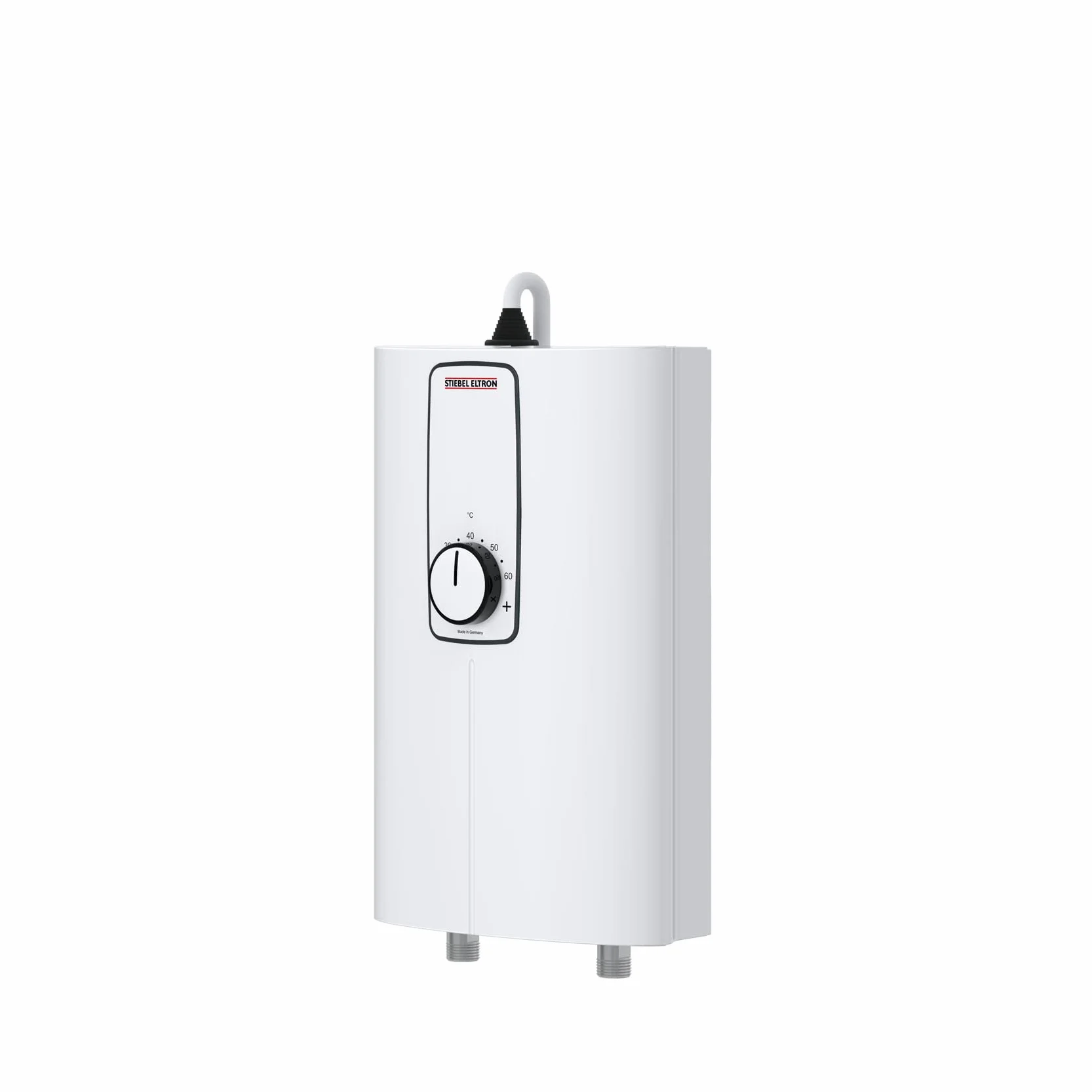 STIEBEL ELTRON Elektroniczny kompaktowy ogrzewacz przepływowy DCE 11/13 H, do kuchni, przyłącze stałe 400 V, możliwość współpracy z instalacją solarną, montaż powyżej punktu poboru, 232792