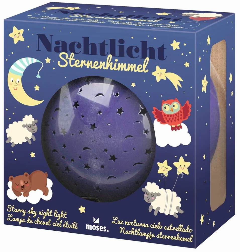 moses . Światło nocne gwiaździste niebo projektor dla dzieci, lampka dziecięca z motywami przyjaznymi dzieciom dla przytulnego światła w pokoju dziecięcym