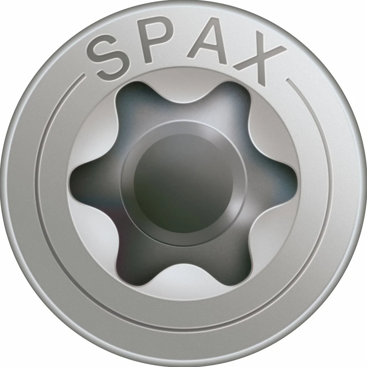 SPAX Śruba uniwersalna ze stali nierdzewnej A2, 4,0 x 50 mm, 200 sztuk, T-STAR plus, łeb wpuszczany, pełny gwint, 4CUT, 1197000400503
