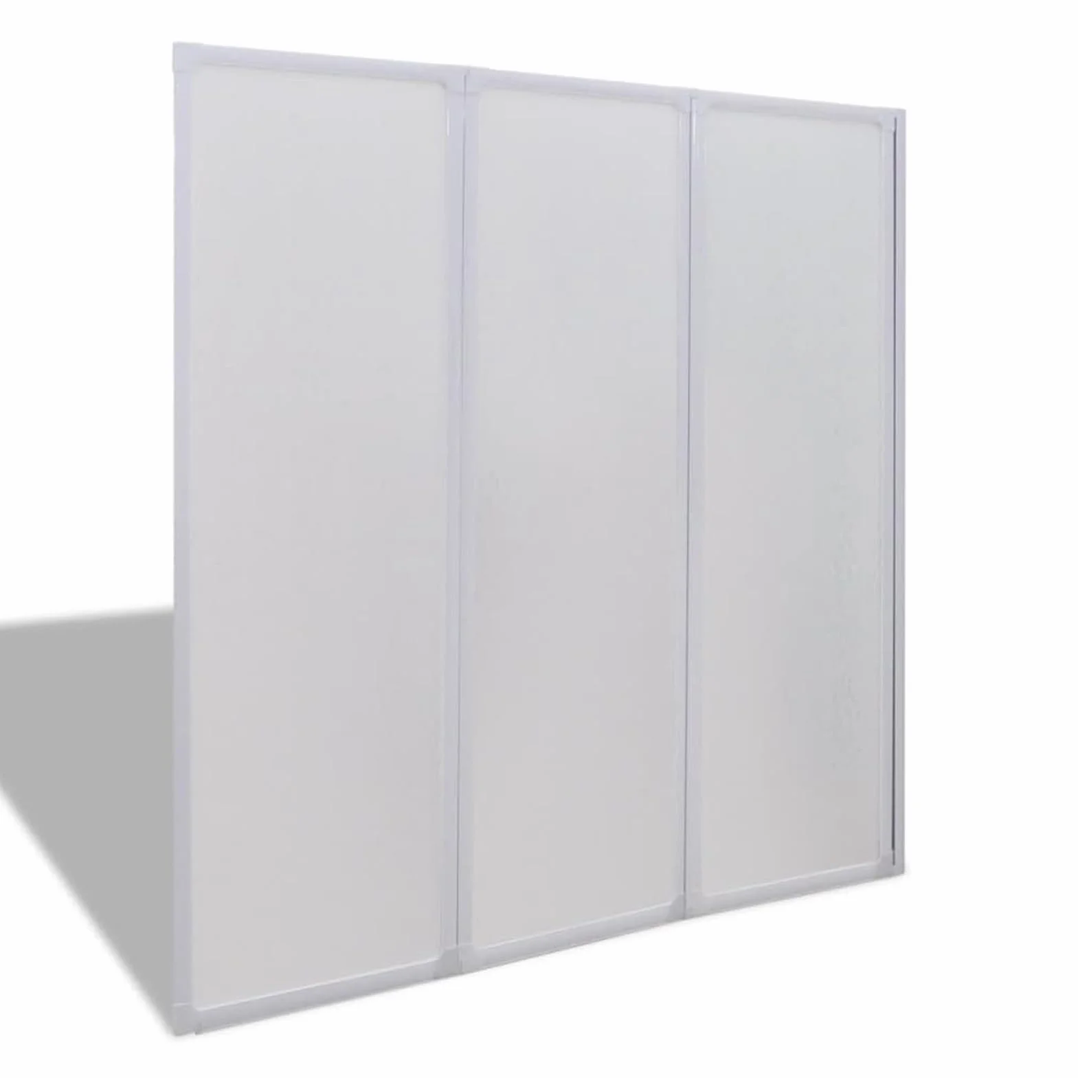 Wejście narożne kabina prysznicowa kabina prysznicowa mokry pokój równy ekran boczny panel drzwi prysznicowe, prysznic wanna ekran ścienny 141 x 132 cm 3 panele składane
