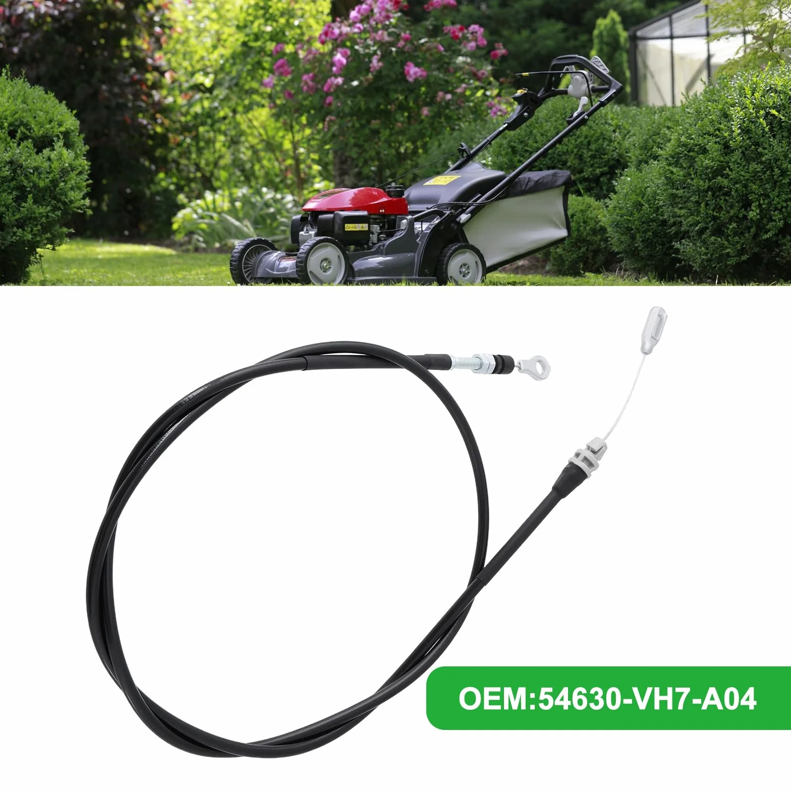 OTOTEC Część zamienna kabla sterującego napędem kosiarki 54630-VH7-A04 54630-VH7-A03 kompatybilna z Honda HRX217