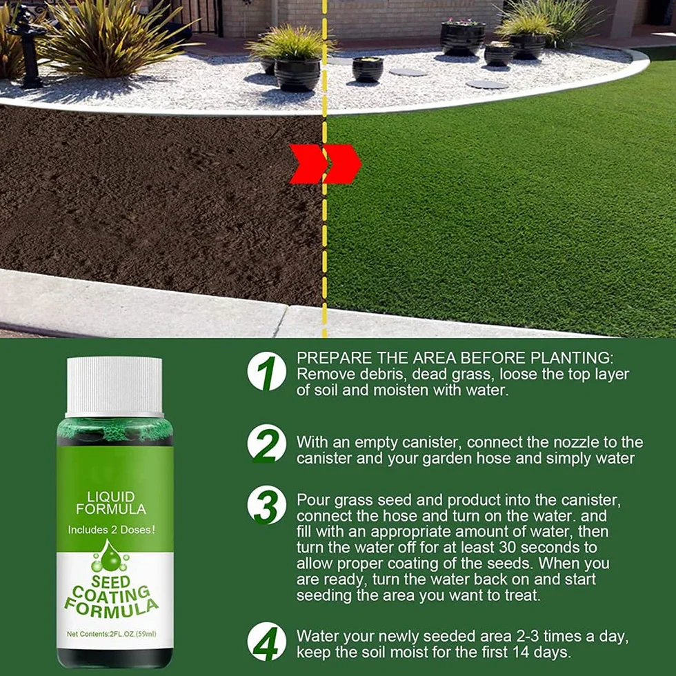 Hydro Mousse Liquid Lawn Fertilizer 59ml Spray for Garden Yard
