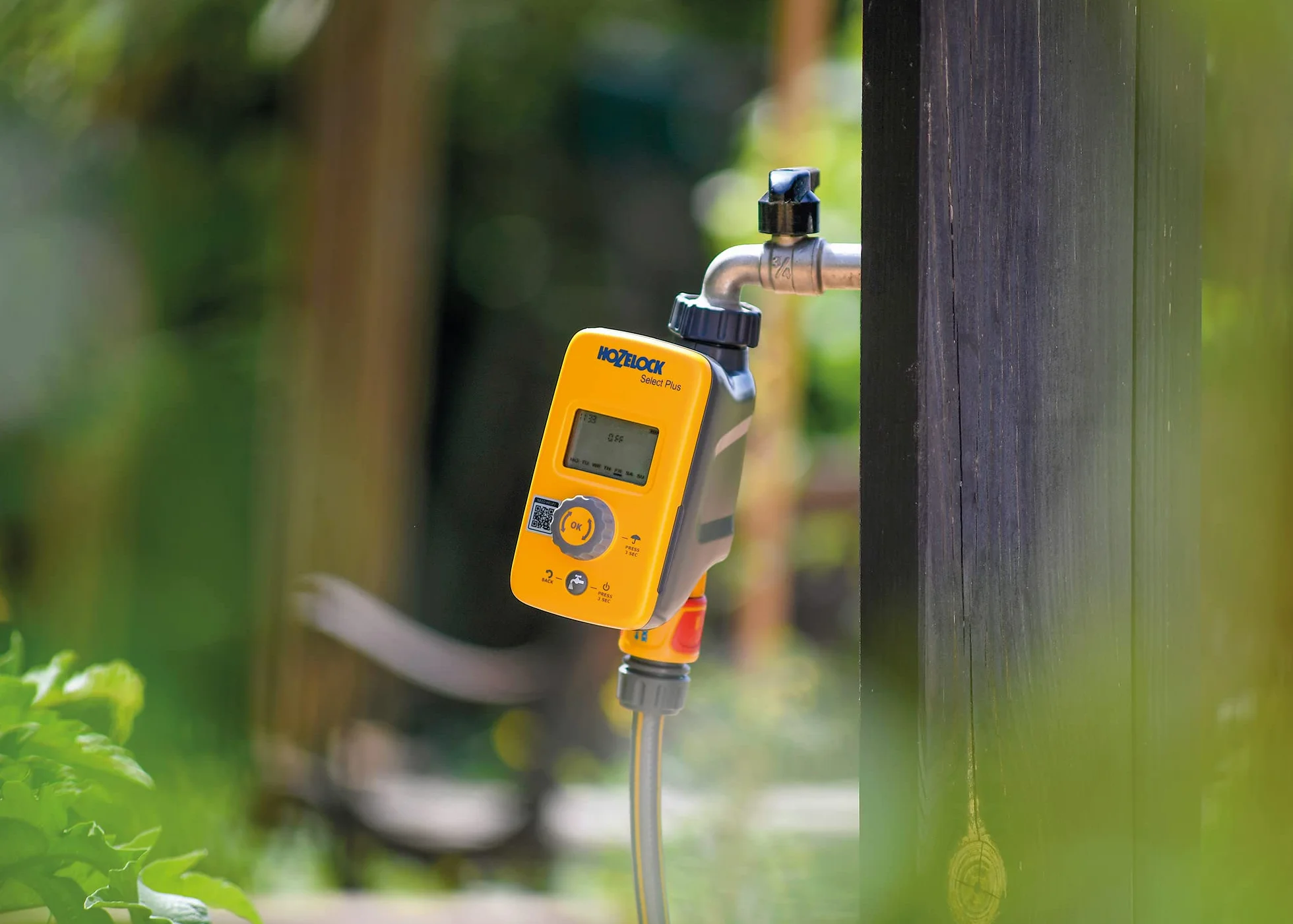 Hozelock Select Plus elektroniczny sterownik nawadniania żółty
