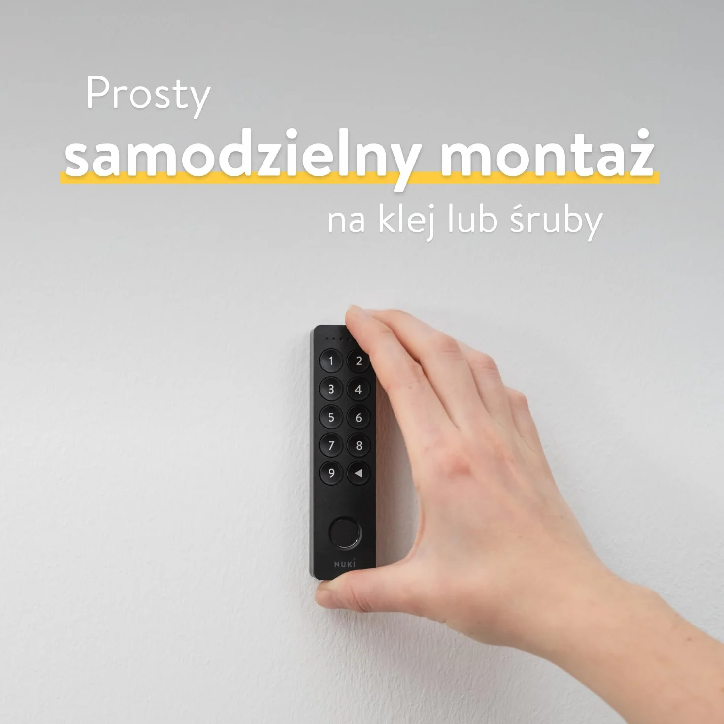 Nuki Keypad 2.0 Pilot, Czarny, 14,3 x 3,9 x 2,1 cm