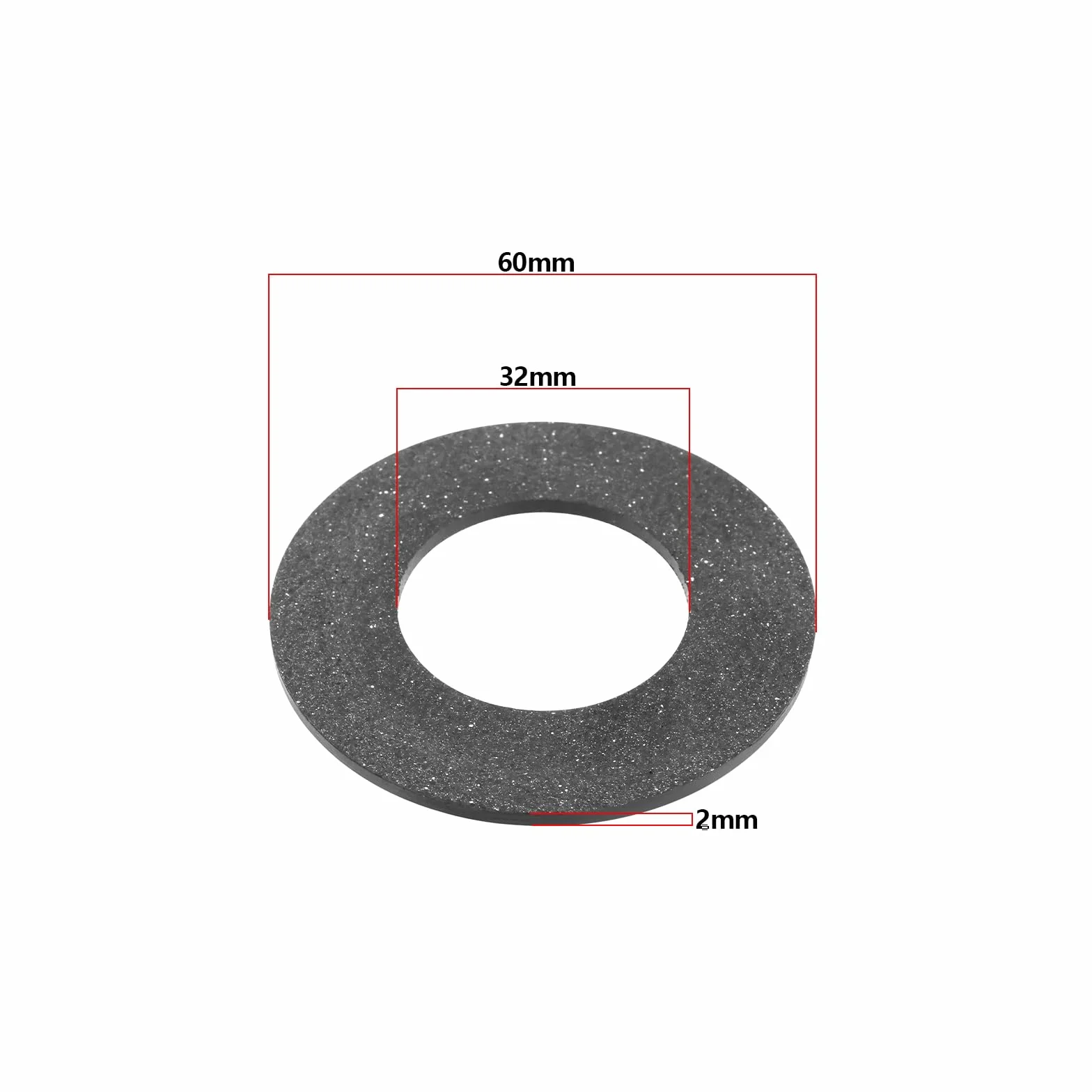 Okładziny sprzęgła do kosiarki 60x32x2 mm kompatybilne z Sabo SA11113 SAA11113 SA31609