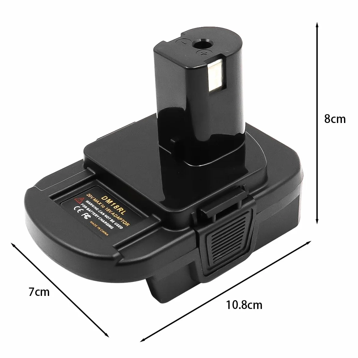 Sarini Adapter akumulatora Roybi 18 V z portem USB kompatybilny z akumulatorem litowo-jonowym Dewalt 18 V 20 V Milwaukee 18 V