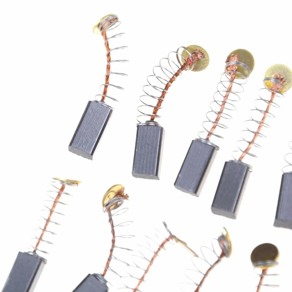 10 szt. 5 x 5 x 8 mm zamienniki szczotki węglowej silnika elektronarzędzi