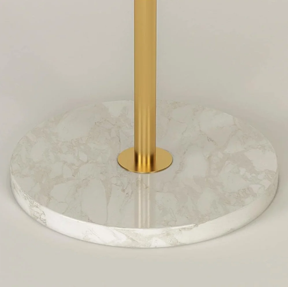 Lampka Do Czytania Nowoczesna lampa podłogowa z szufladą. Metalowa lampa podłogowa z regulacją wysokości. Lampa stojąca z plisowanym abażurem z tkaniny PłYnna Jasność