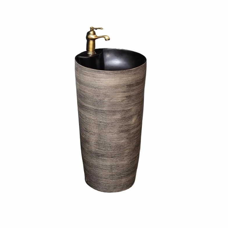 Ceramiczna Umywalka Łazienkowa Nablatowa, Umywalka Na Postumencie Do Domu I Hotelu, Stylowa Umywalka Nablatowa, Niezbędny Element Łazienki Ogrodowej, Elegancki Design