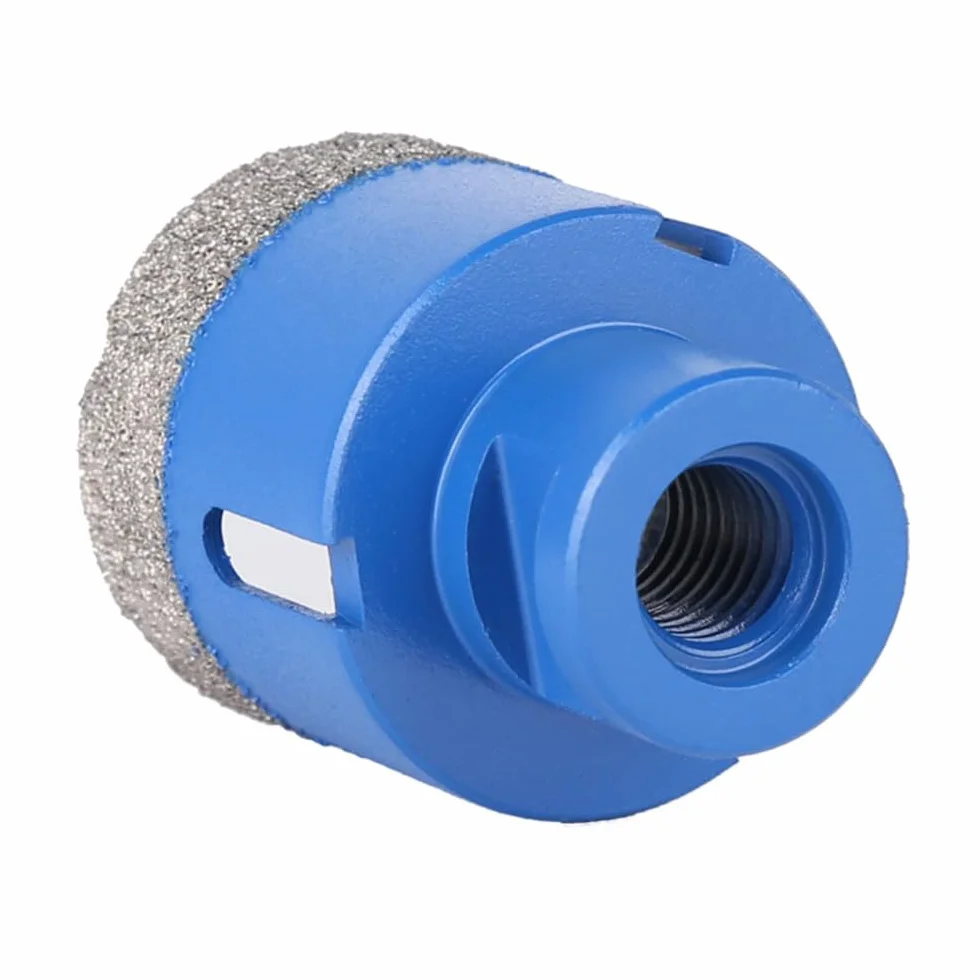 6-120mm Gwint M14 Lutowane próżniowo Suche diamentowe wiertła rdzeniowe Otwornica do płytek ceramicznych Granit Marmur Porcelana Cegła Wiertło do kamienia, 60mm
