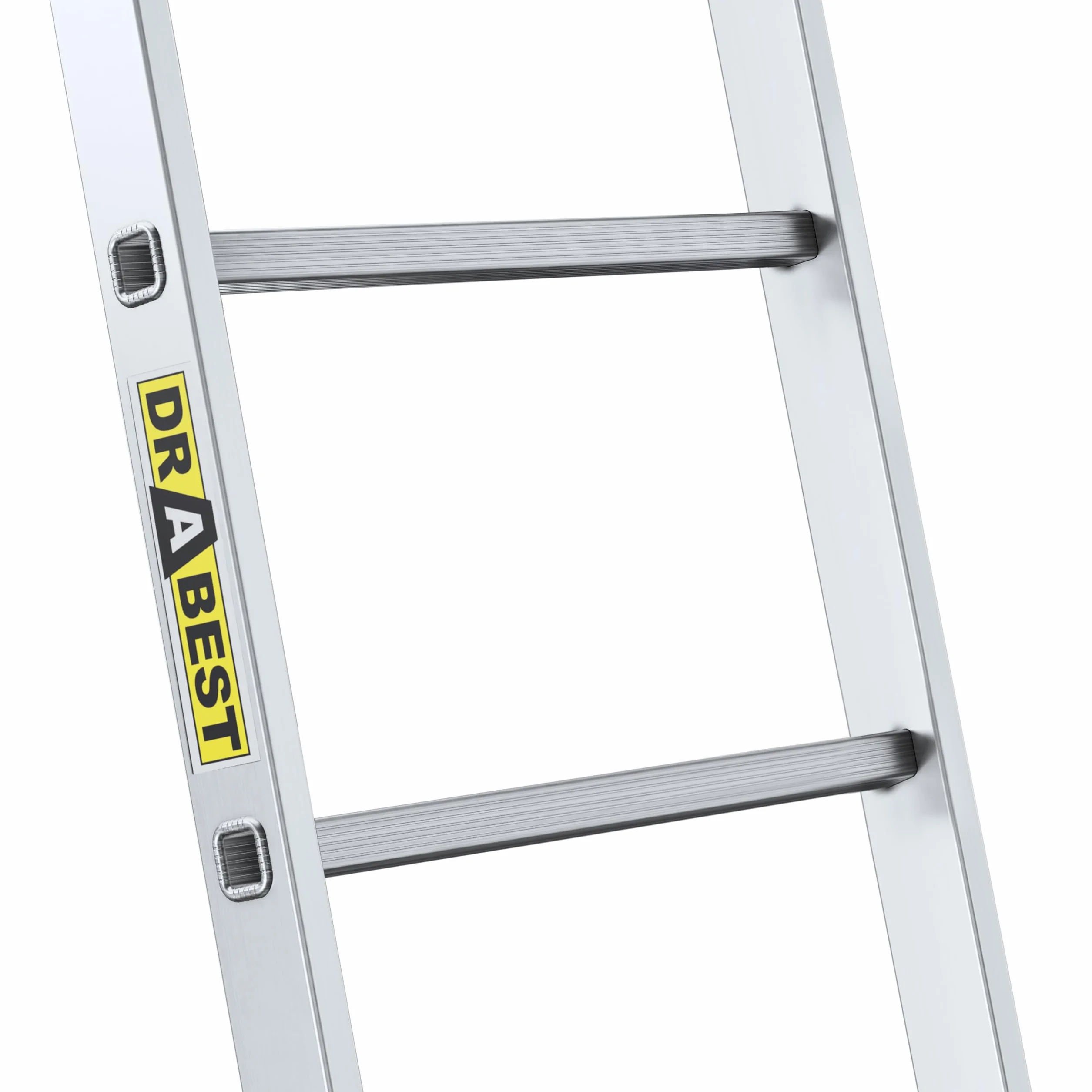 Drabest SERIA PRO 1x14 Aluminiowa Drabina Wielofunkcyjna 150 KG - Aluminiowa Drabina Stopniowa - Drabiny Wielofunkcyjne - Składana Drabina Stopniowa - 40 X 378 X 6 Cm