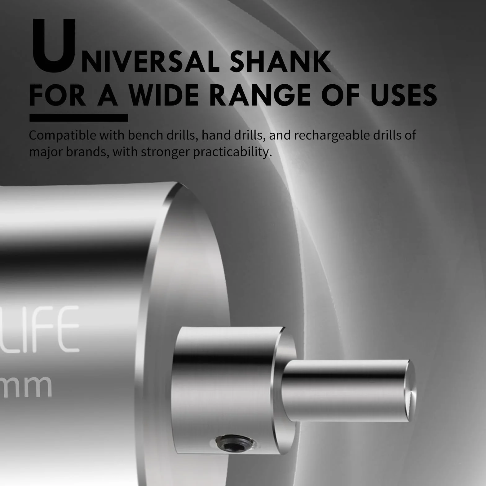CCLIFE diamentowe wiertło, 68mm diamentowa otwornica z wiertełkiem osiowym, stal węglowa 45#, wiertło do szkła z powłoką diamentową do ceramiki, granitu, szkła