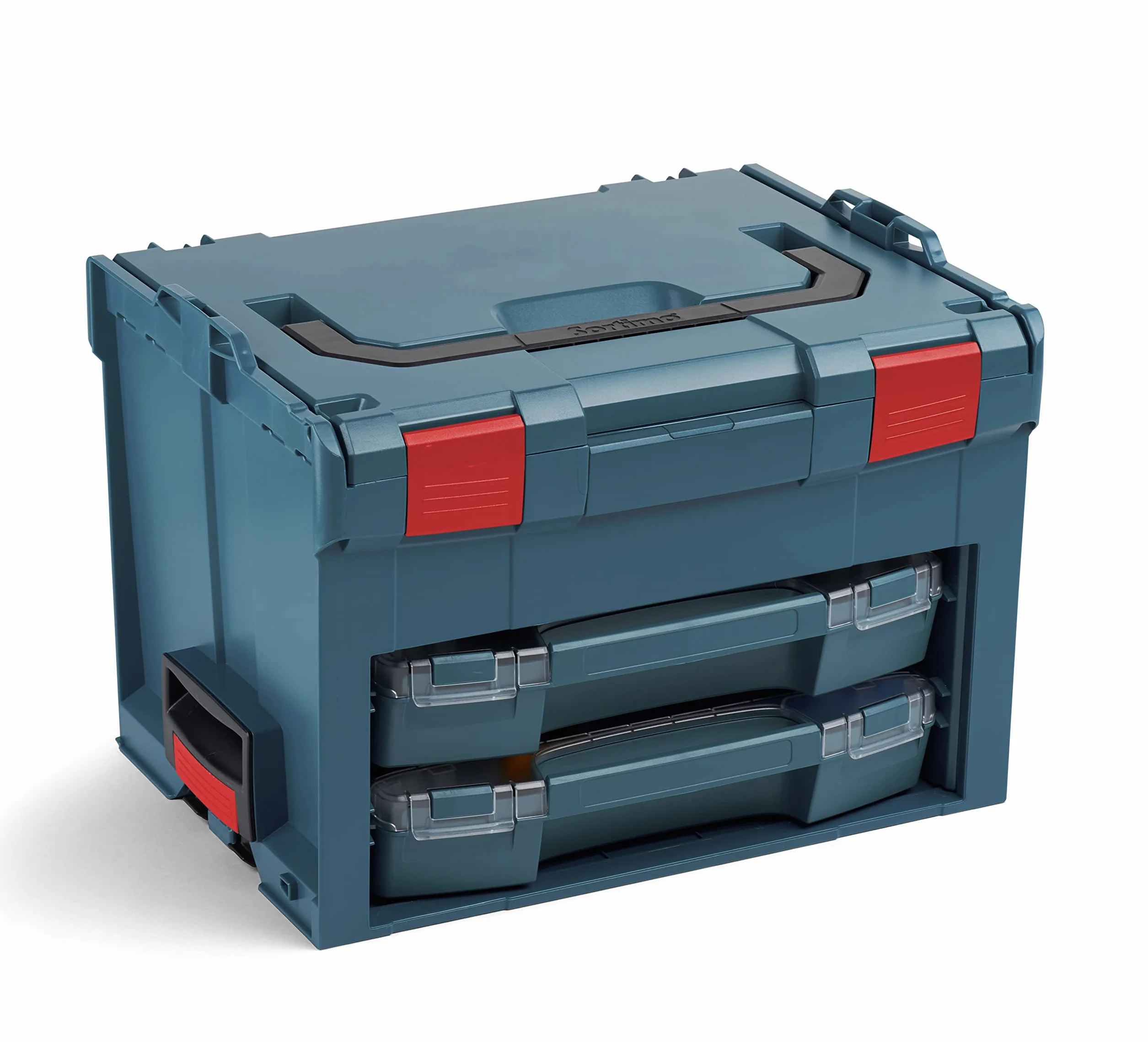 L-BOXX Sortimo LS-BOXX 306 professional niebieski zestaw walizek narzędziowych bez logo | w zestawie 2x i-BOXX puste | system transportu narzędzi