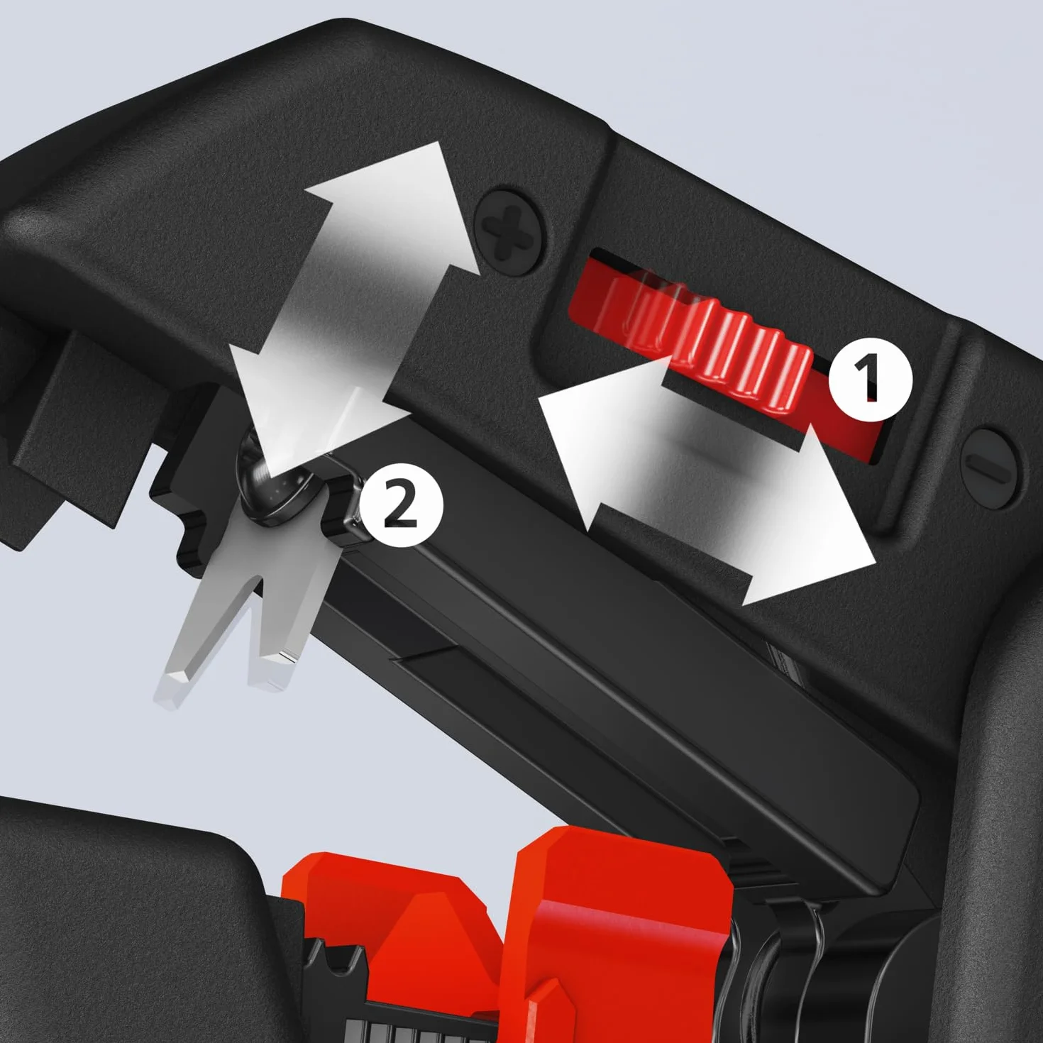 KNIPEX Tools 1262180 szczypce do ściągania izolacji, automatyczne, 10-24 AWG