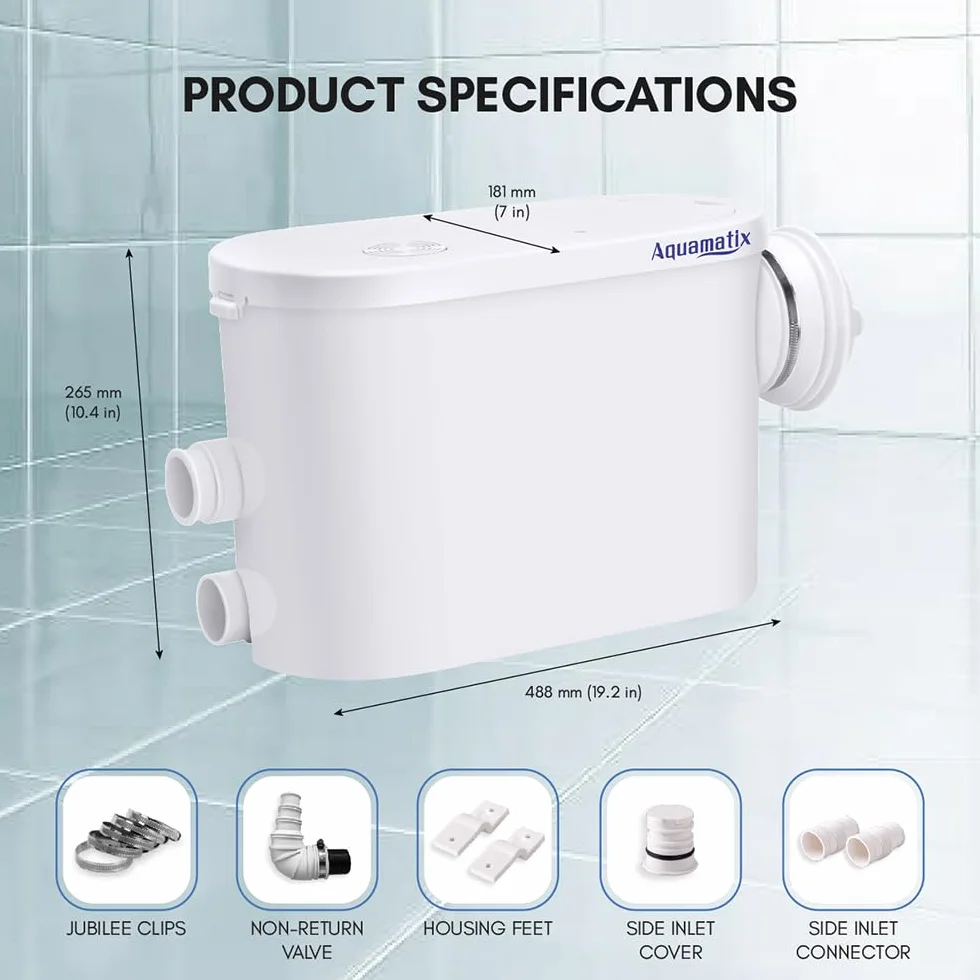 Aquamatix Silencio S pompa do ścieków 400 W cicha praca