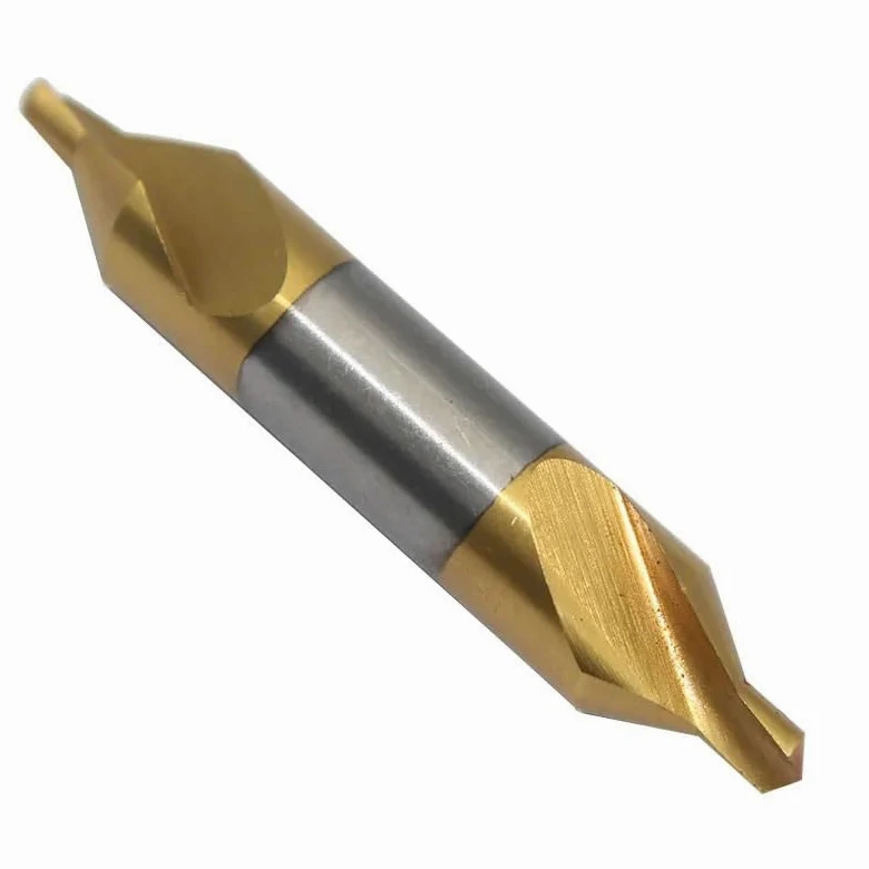 Zestaw 10 bitów do wierteł stożkowych tytanowych HSS 4 mm, 60 stopni, A4, typ A, do wiercenia w metalu