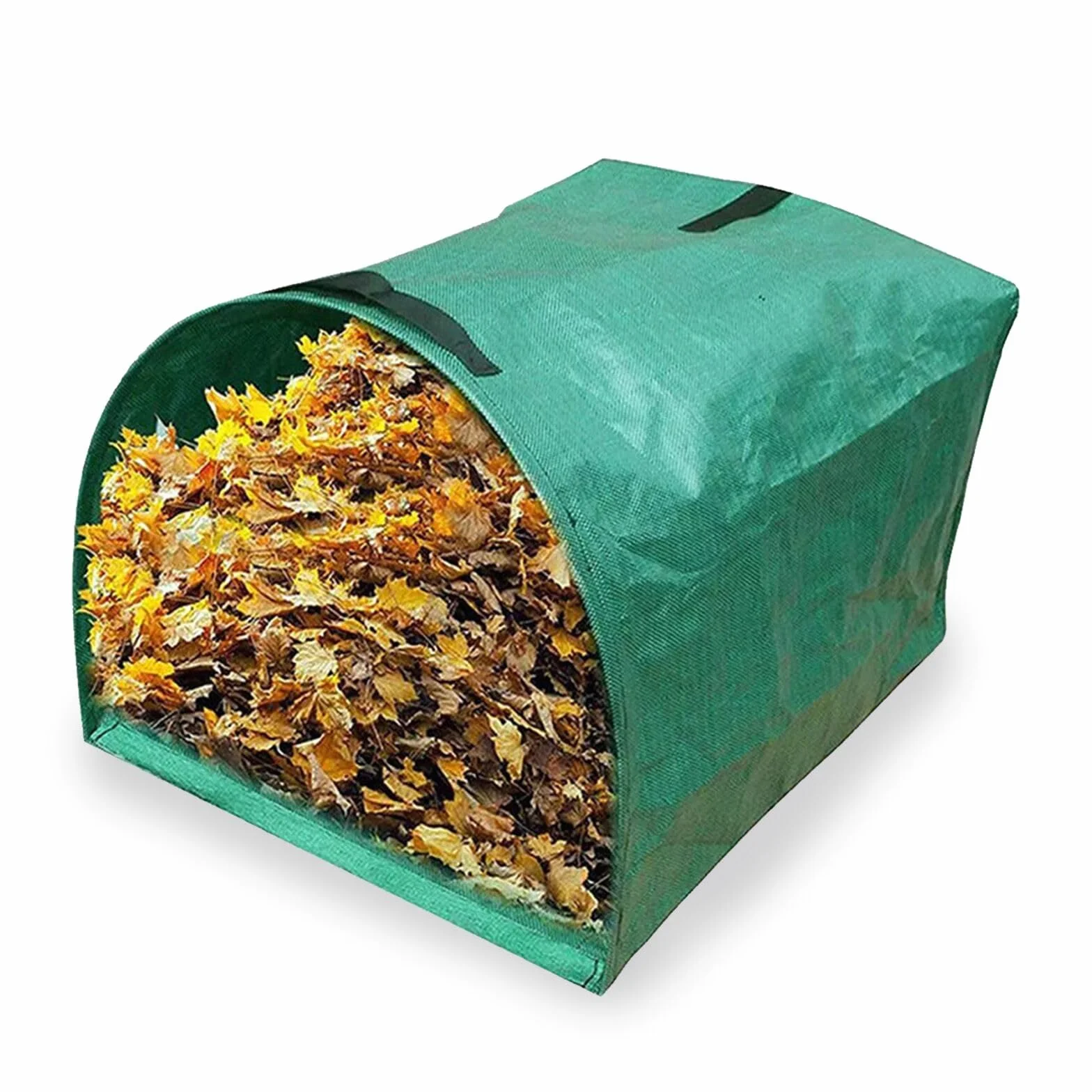 XVZ Worek na odpady ogrodowe z uchwytami, 2 x 200 l, 150 g/m², worki ogrodowe na odpady ogrodowe, worki na liście, liście, liście, liście, składane, stabilne worki na odpady ogrodowe