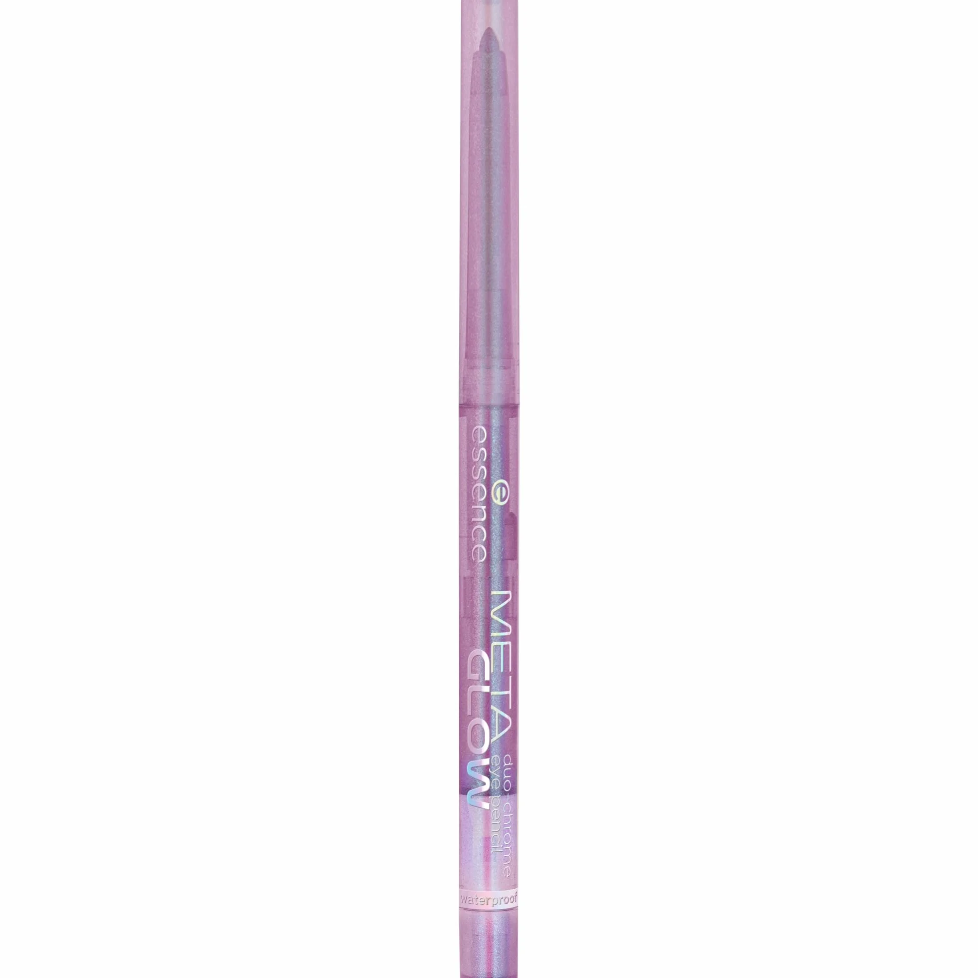 essence Dwukolorowa kredka do oczu META GLOW, długotrwały, mocno napigmentowana/y, nie pozostawia smug, intensywny kolor, holograficzny (0.22g)