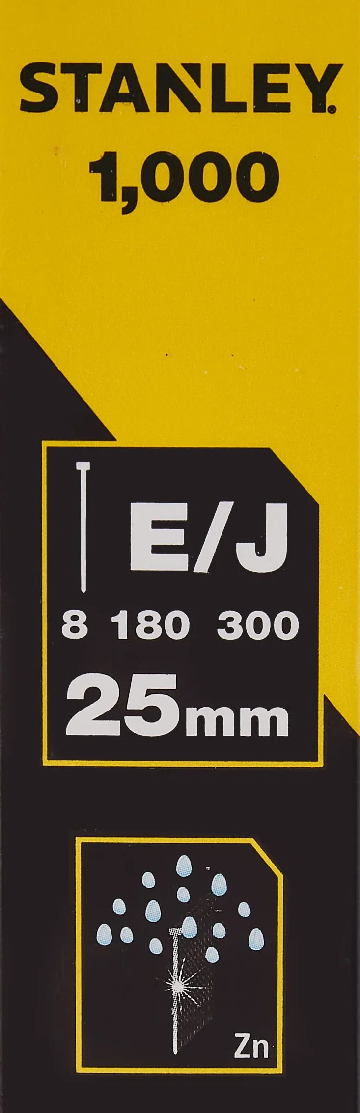 Klaw/Brad 8/300/E/Type J - 25mm - 1000 u. (Opakowanie może się różnić)