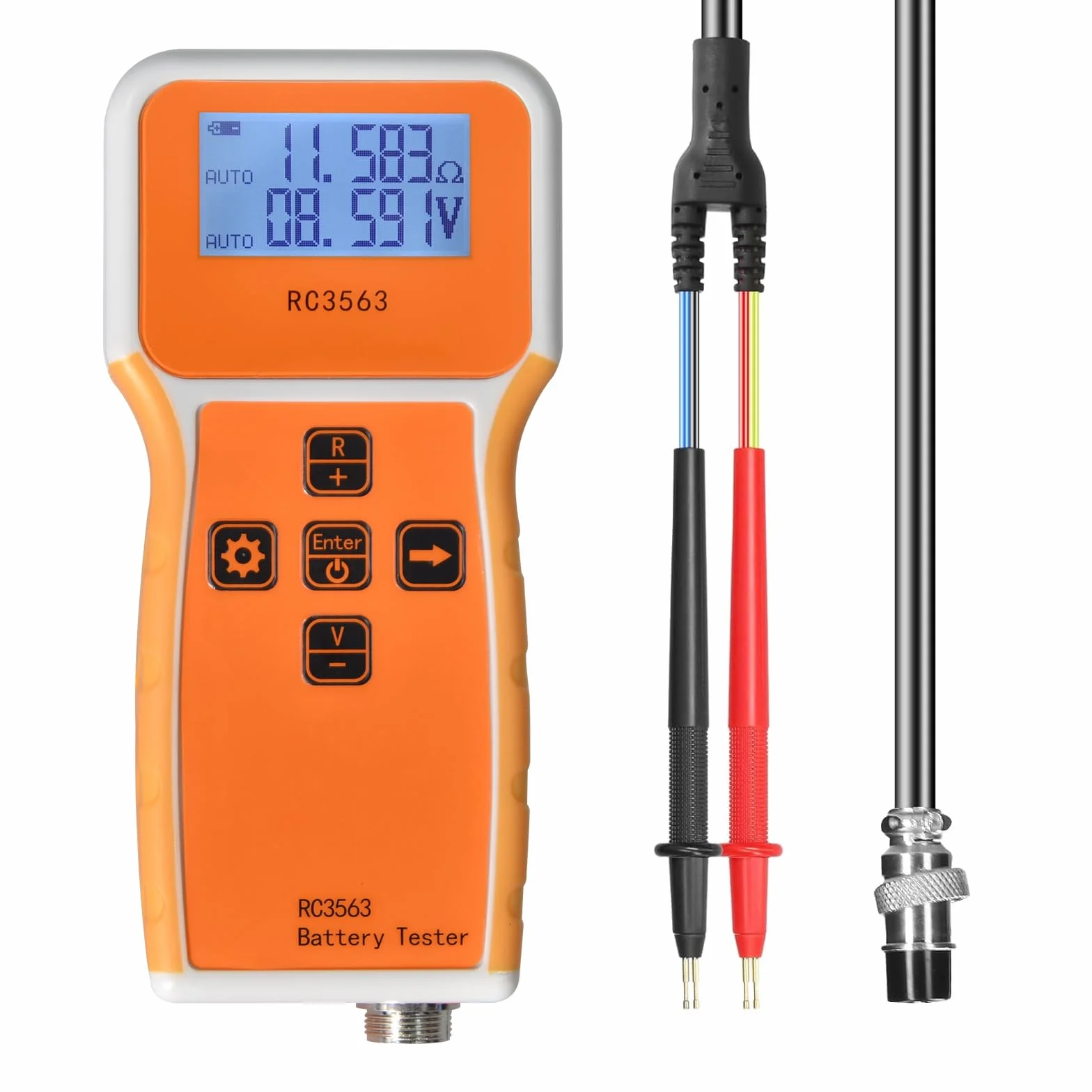 Miernik rezystancji wewnętrznej, napięcie akumulatora 1 uΩ~200Ω/0~±100 VDC, tester baterii ołowiowo-jonowych, litowo-żelazowo-fosforanowych, "zrób to sam" RC3563