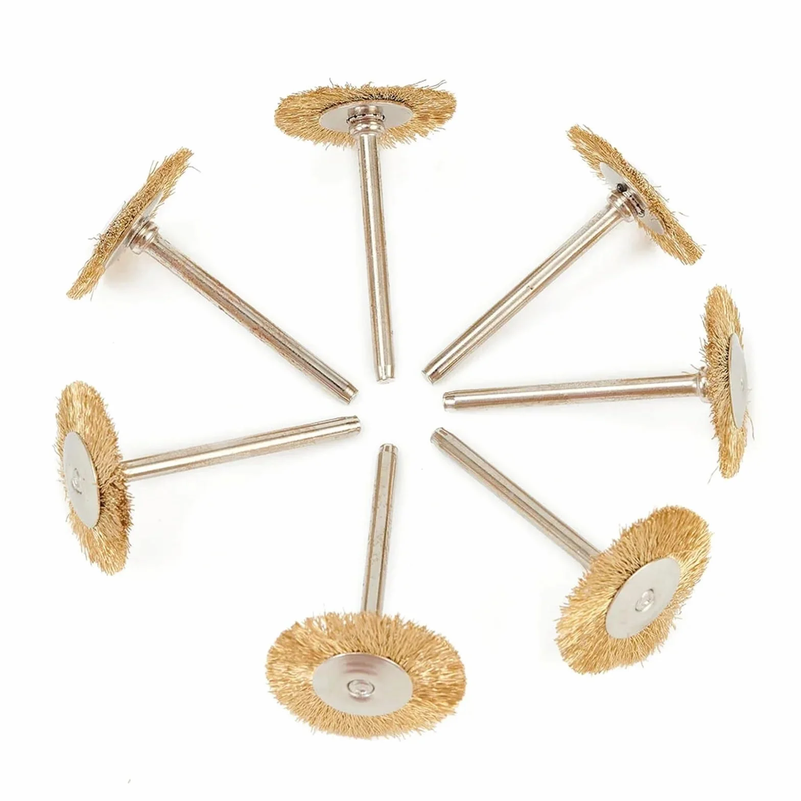 20 sztuk 3.175*25mm drut mosiężny szczotka tarczowa szlifierka narzędzie do polerowania wiertarka akcesoria do szczotek