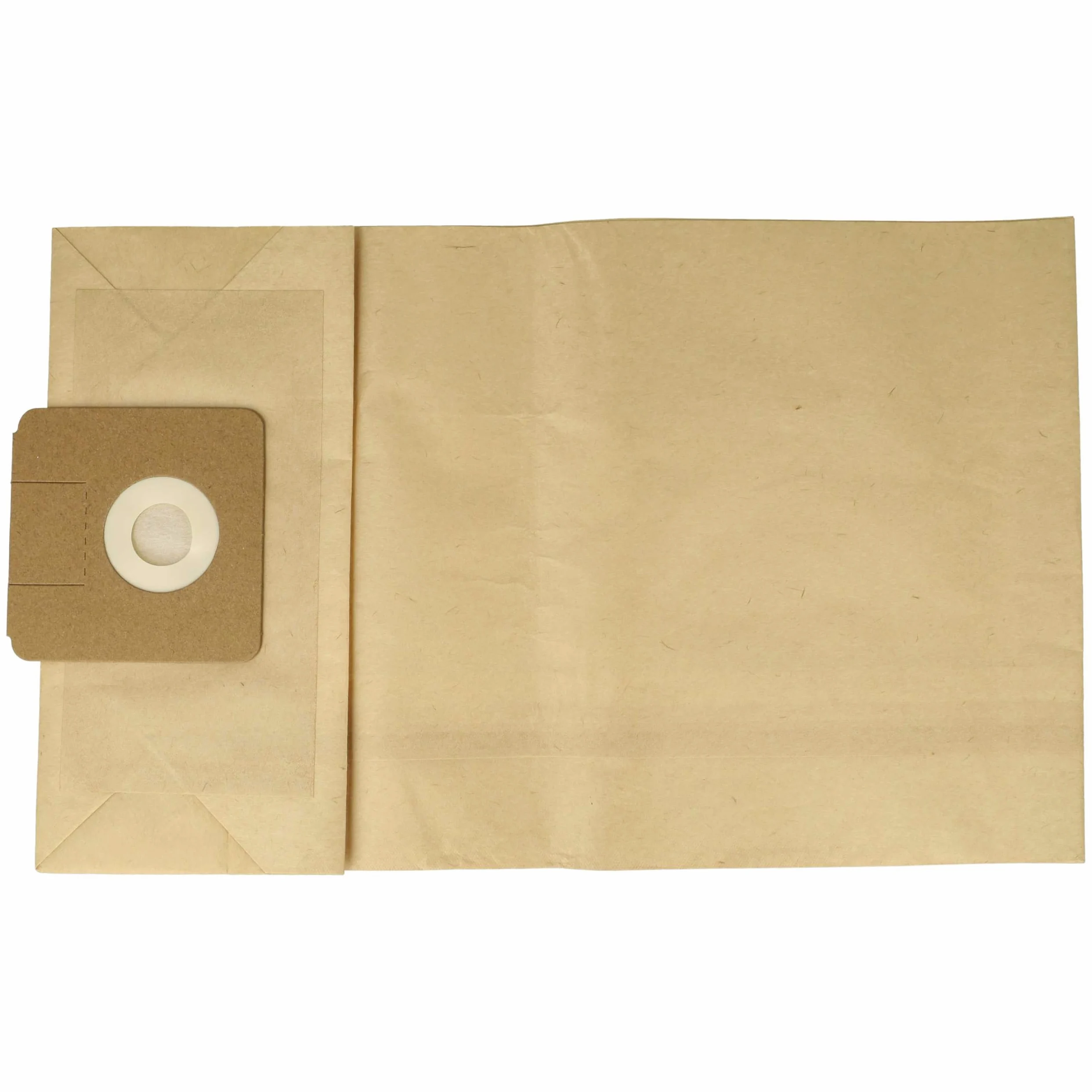 vhbw 50 x worek do odkurzacza kompatybilny z odkurzaczem Igefa CF S10, CF S10 Plus, TA 1 40 cm x 24 cm, brązowy