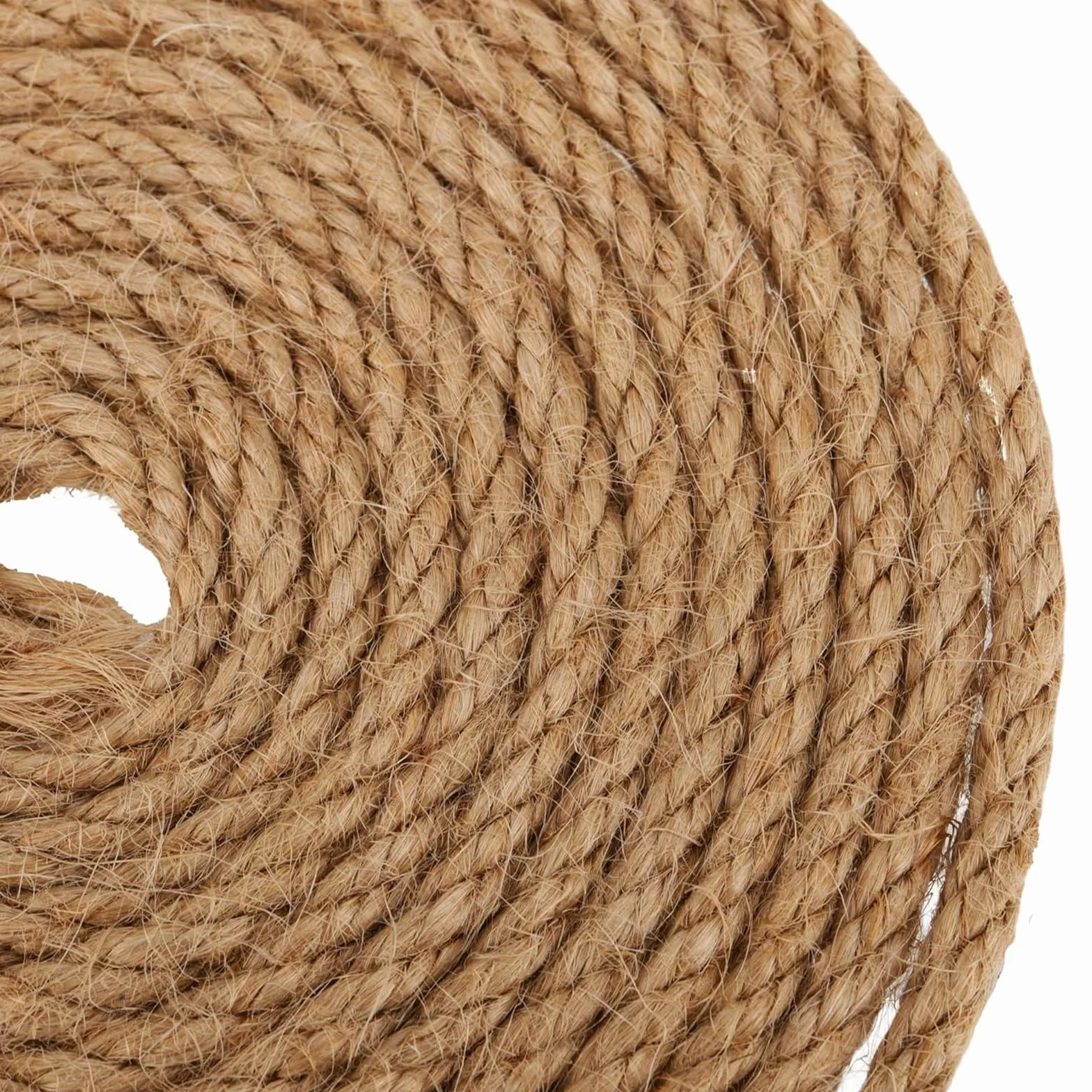 Sznurek jutowy 100 m x 6 mm brązowy do majsterkowania pakowania wiązania dekoracji