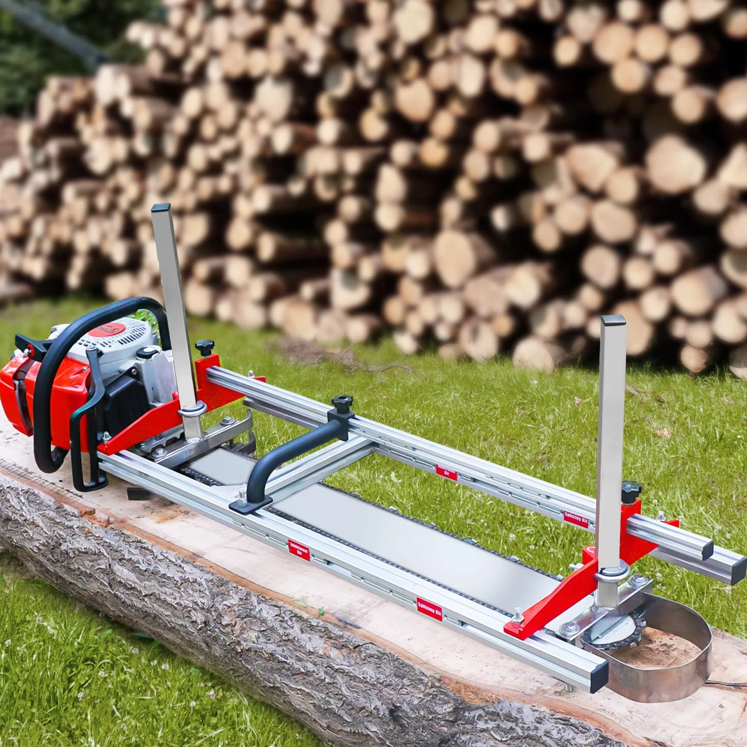 Zozen Chainsaw Mill 14 – 36 łańcuchowe warzywa do piły łańcuchowej, elastyczny system prowadnic tnących dla budowniczych i stolarzy