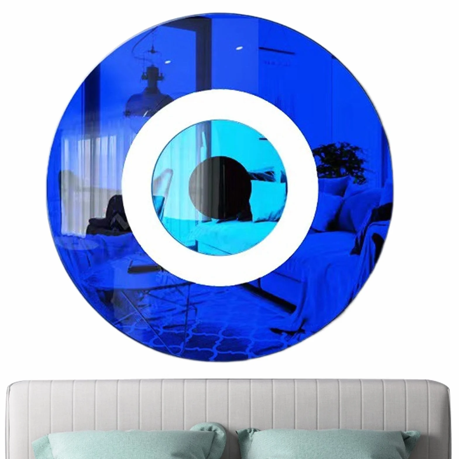 Blue Devil Eye Akrylowa dekoracja Ozdoba do domu z niebieskim diabelskim okiem