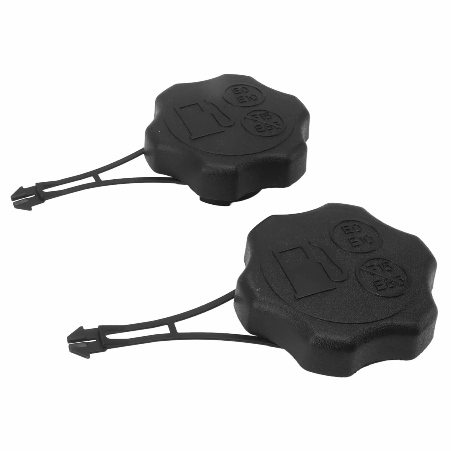 2 szt. Korek Wlewu Paliwa 594061, Korek Wlewu Paliwa Pasujący do Kosiarki Briggs and Stratton WTether 675Exi, Seria 725Exi, Kosiarka Silnikowa z pokrywą Zbiornika Paliwa na Uwięzi