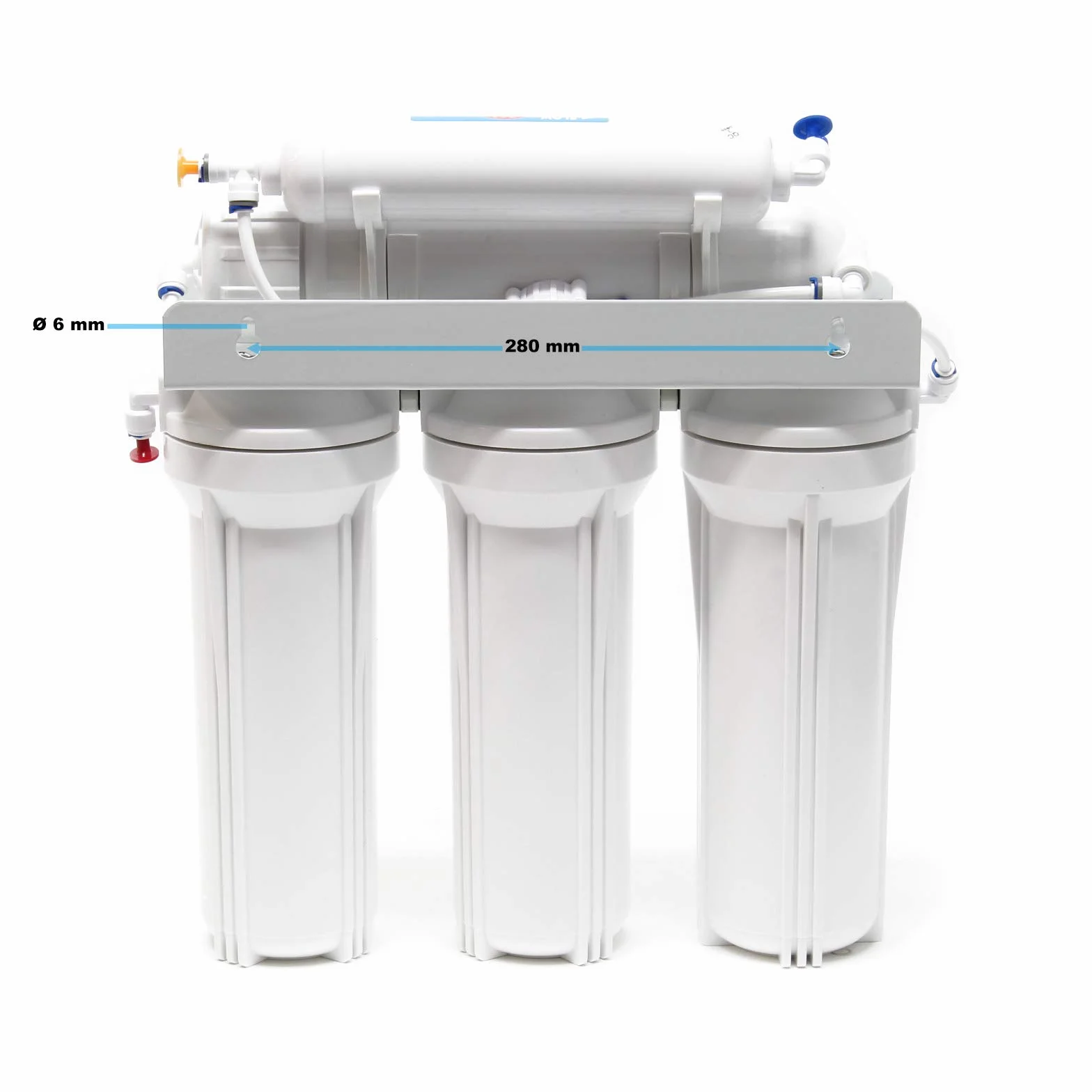 Naturewater NW-RO50-NP35 System odwróconej osmozy 190 litrów/dobę, 5-stopniowy system filtracji wody pitnej, system osmozy ze zbiornikiem