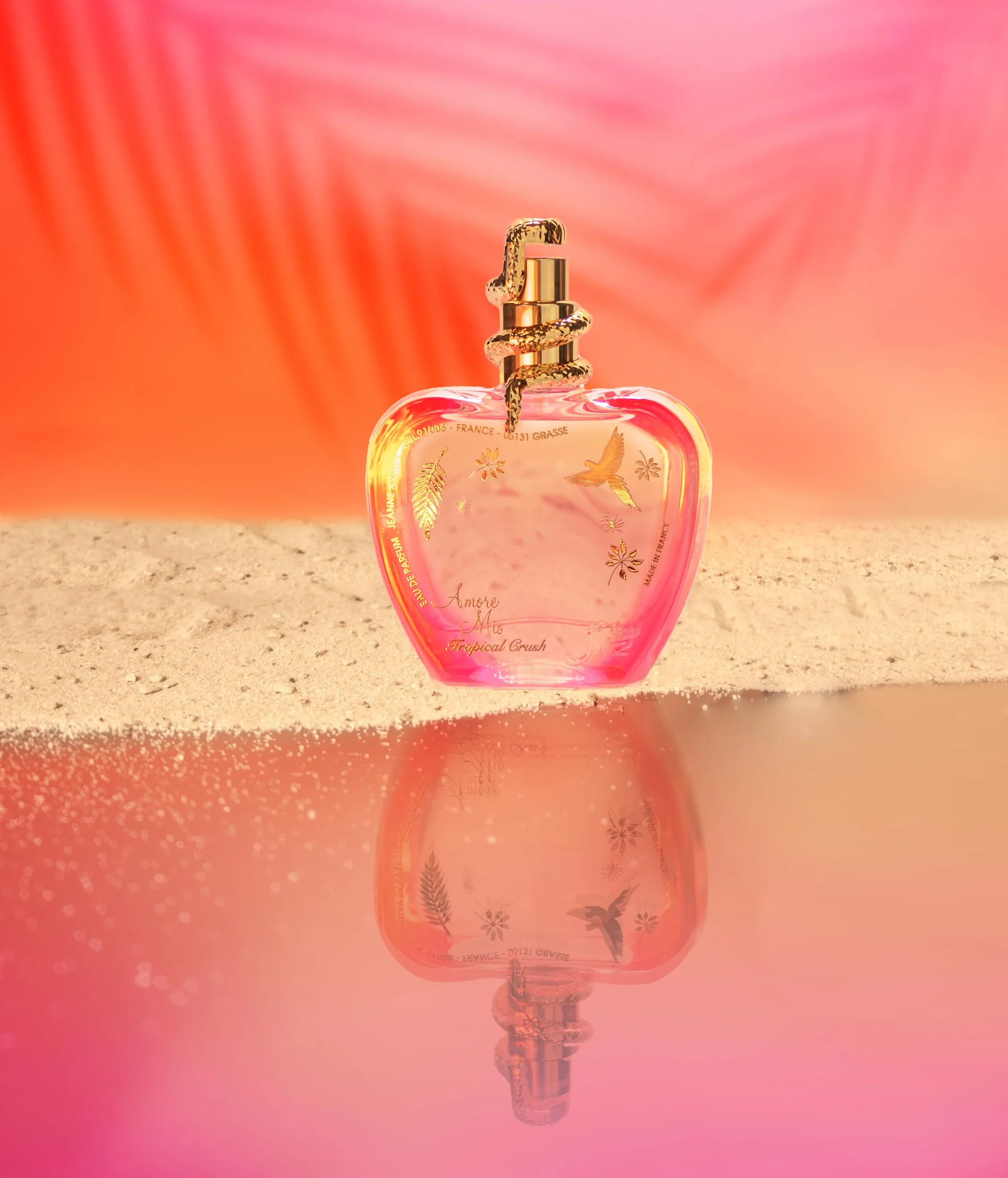 JEANNE ARTHES - Damskie perfumy Amore Mio Tropical Crush - Woda perfumowana - Butelka z rozpylaczem 100 ml - Wyprodukowano we Francji w Grasse