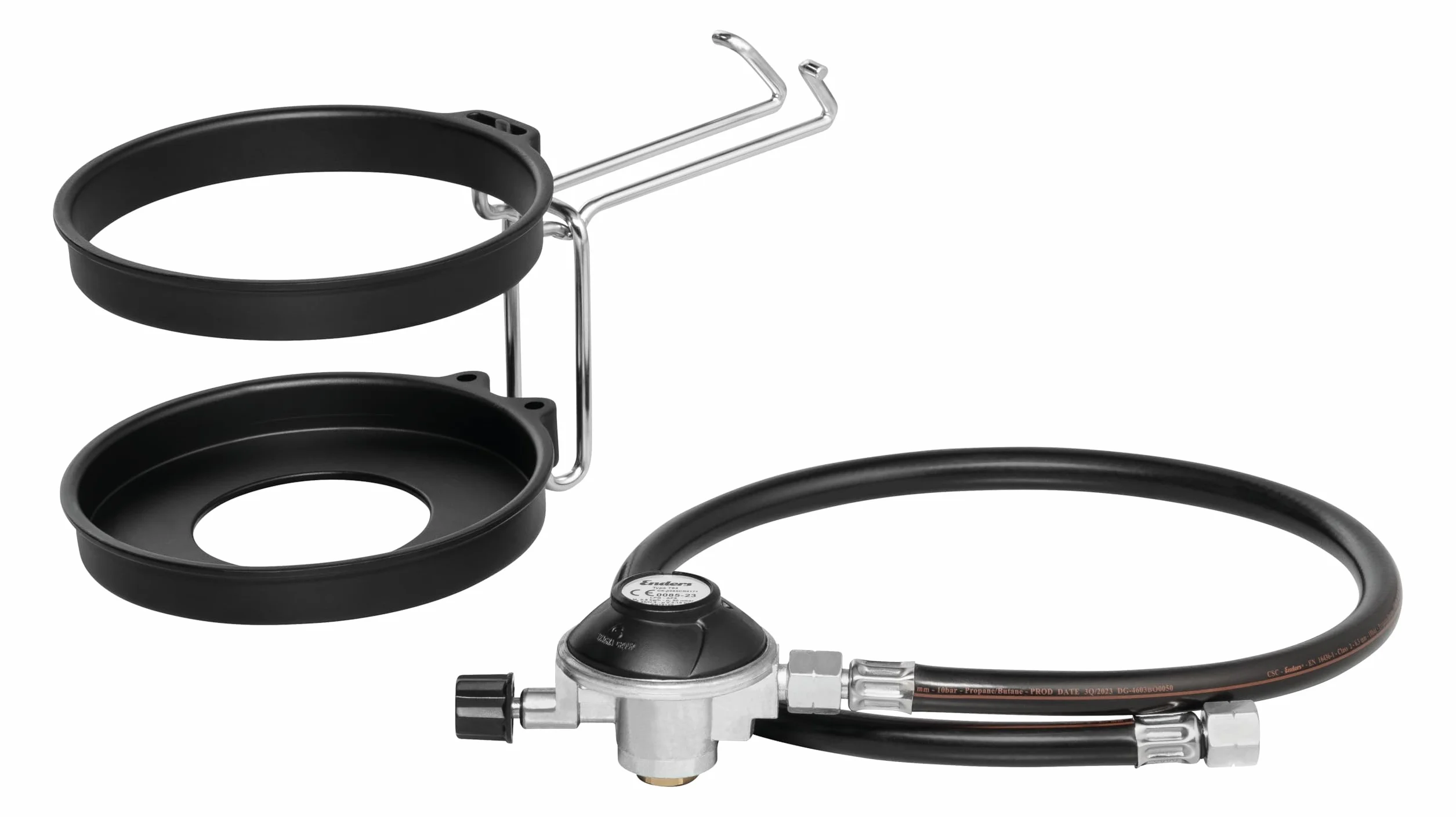 Enders® Zestaw uchwytów na kartusze do Urban II/Explorer II 50 mbar #2071, czarny
