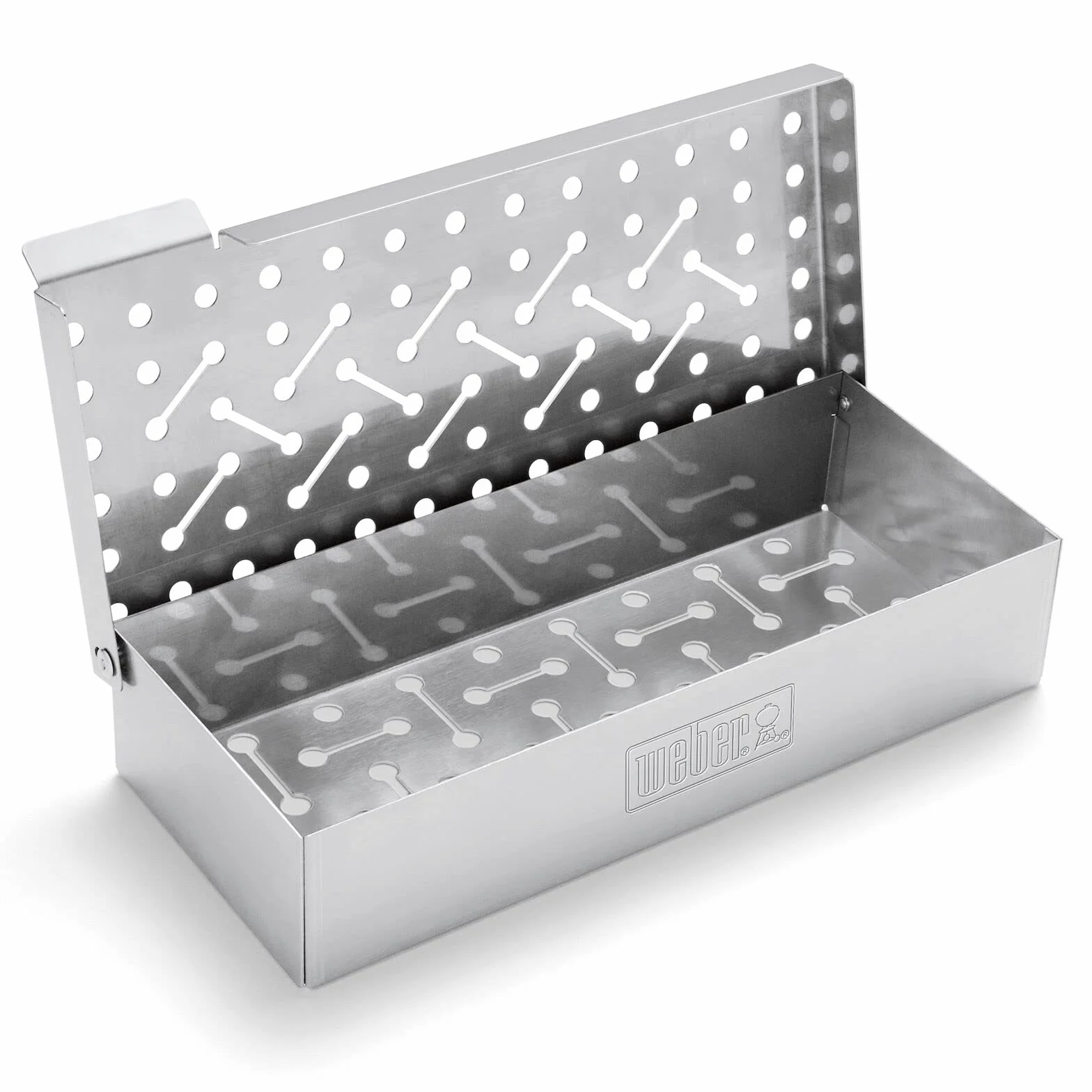 Weber Pudełko do Wędzenia Stal Nierdzewna 24x12x5cm Srebrny