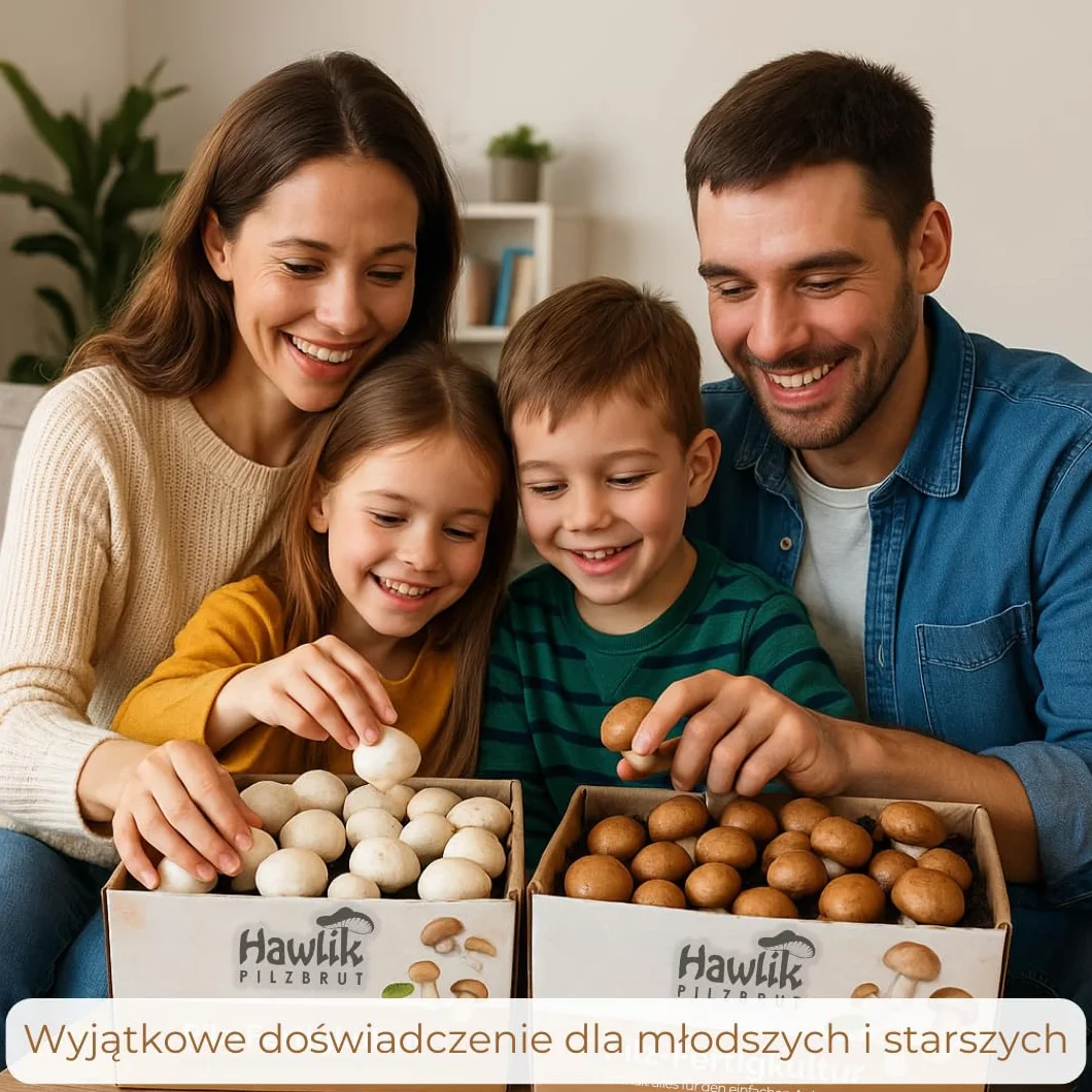 Hawlik Pilzbrut Grzybnia Duży zestaw do uprawy grzybów białych