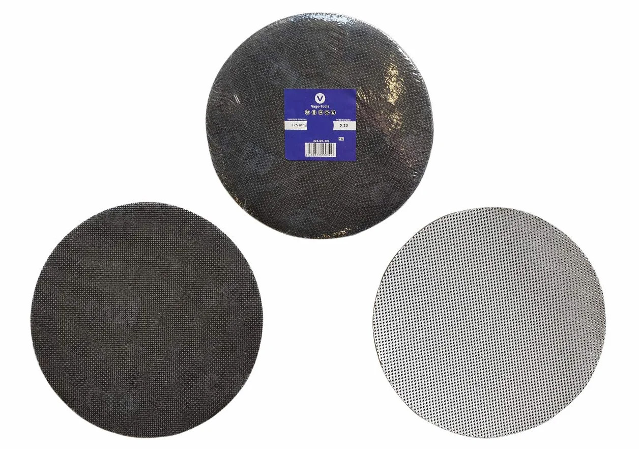 Kratka szlifierska 225 mm K 40/80/100/120/180/220 po 25 szt. tarcze szlifierskie