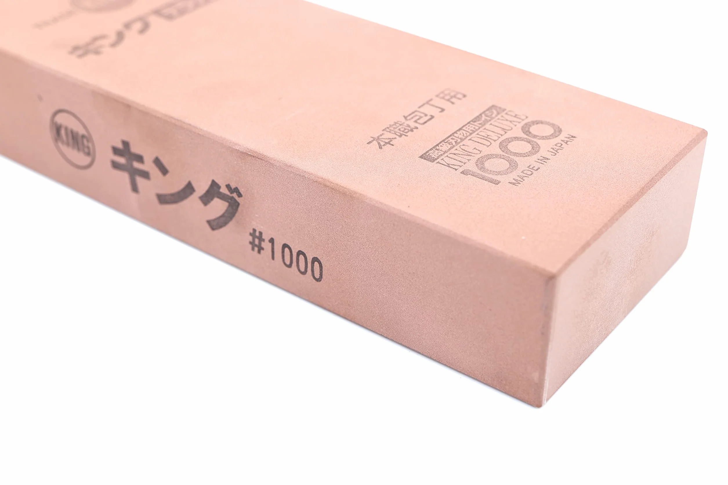 Japoński kamień do ostrzenia King Wider 1000 ziaren #1000 ostrzenie i pielęgnacja nóż kuchenny tradycyjny kamień wodny wyprodukowany w Japonii 20,5 x 7,5 x 3,6 cm