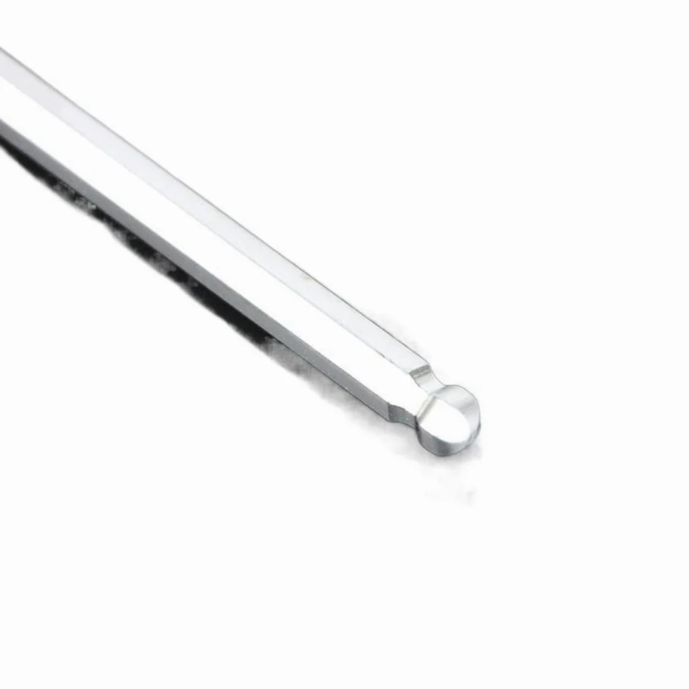 1-5 szt. 1,5 mm - 10 mm stal CR-V narzędzia do naprawy kluczy sześciokątnych w kształcie litery L potężny klucz imbusowy głowica kulowa długość klucza imbusowego (kolor: 20 zestawów, rozmiar: Płaska końcówka 5 mm (2 szt.)