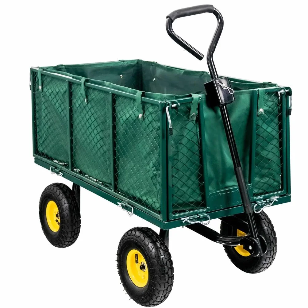 Mega-M Wózek ogrodowy transportowy składany 3W1 96x51x72 cm 500 kg