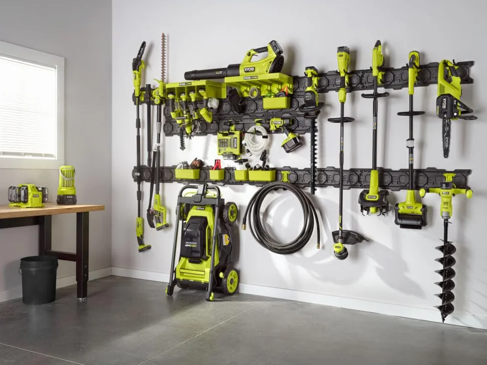 RYOBI - Półka na środki czyszczące - 16 x 37,5 x 12 cm - Maksymalne obciążenie 9 kg - System RYOBI LINK - RSLW403