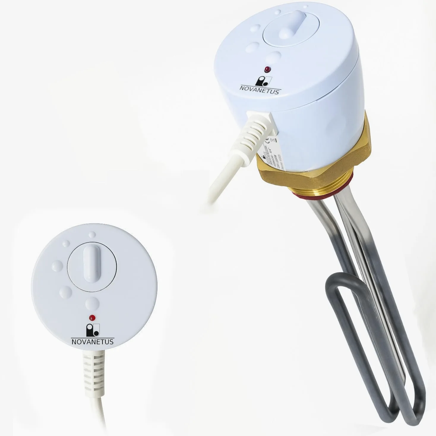 GEBN 5/4" 3 kW 3000 W 230 V pręt grzejny wkład grzejny do stali nierdzewnej i emaliowanego zbiornika wody, bojlera do podgrzewania wody, zbiornik grzewczy z termostatem
